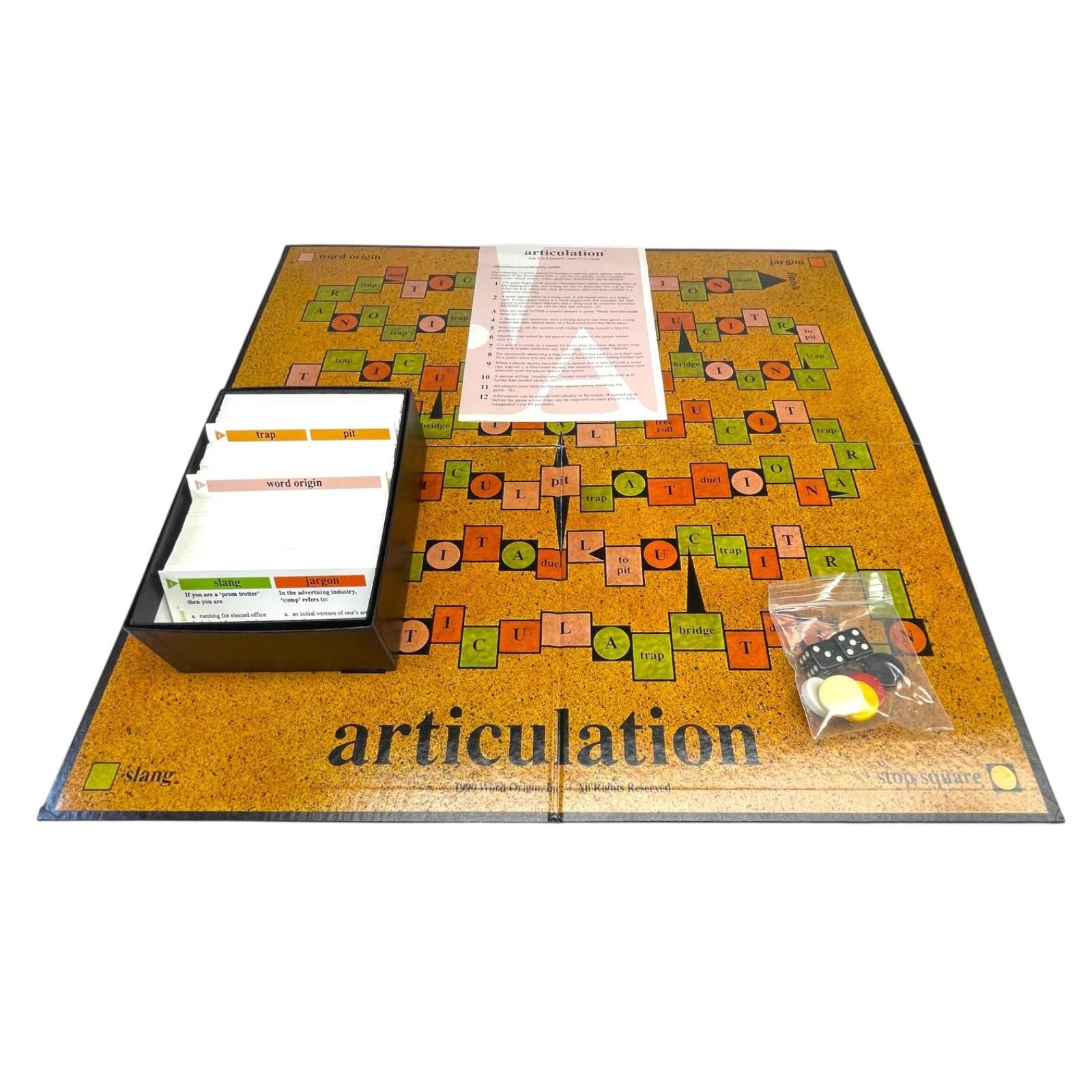 Other Articulation Board Game Vintage 1980s 100% Complete Hasbro Size ONE SIZE - 8 Thumbnail