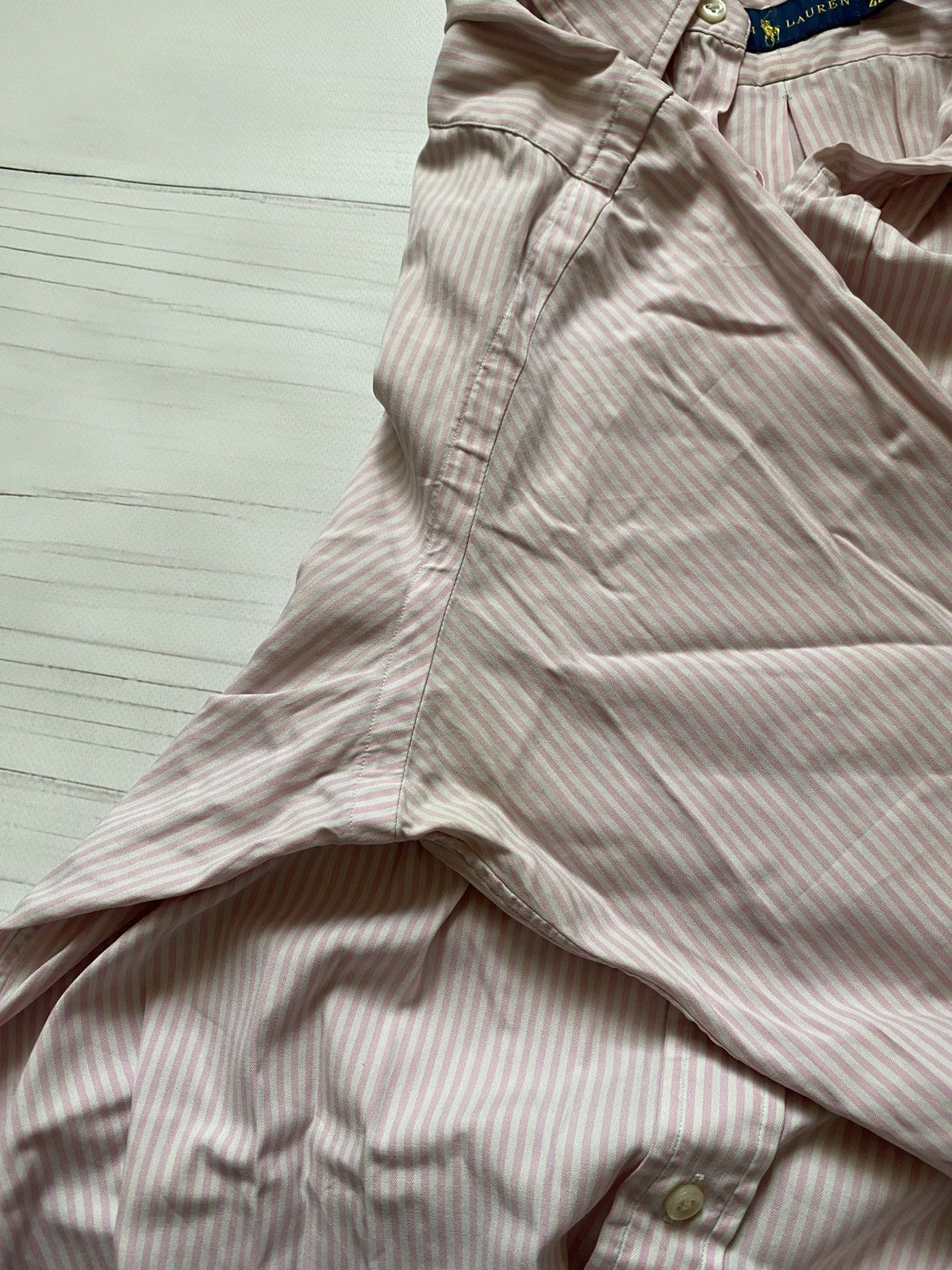 Polo Ralph Lauren Vintage Polo Ralph Lauren oversize striped button up t shirt Size US L / EU 52-54 / 3 - 18 Thumbnail
