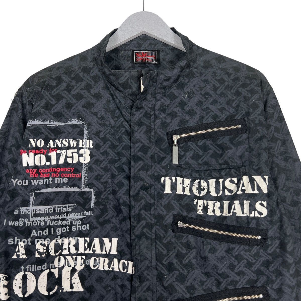 Japanese Brand 🔥 SLASH NUMBER SEDITIONARIES PUNK A SCREAM ONE CRACK ROCK Size US M / EU 48-50 / 2 - 3 Thumbnail