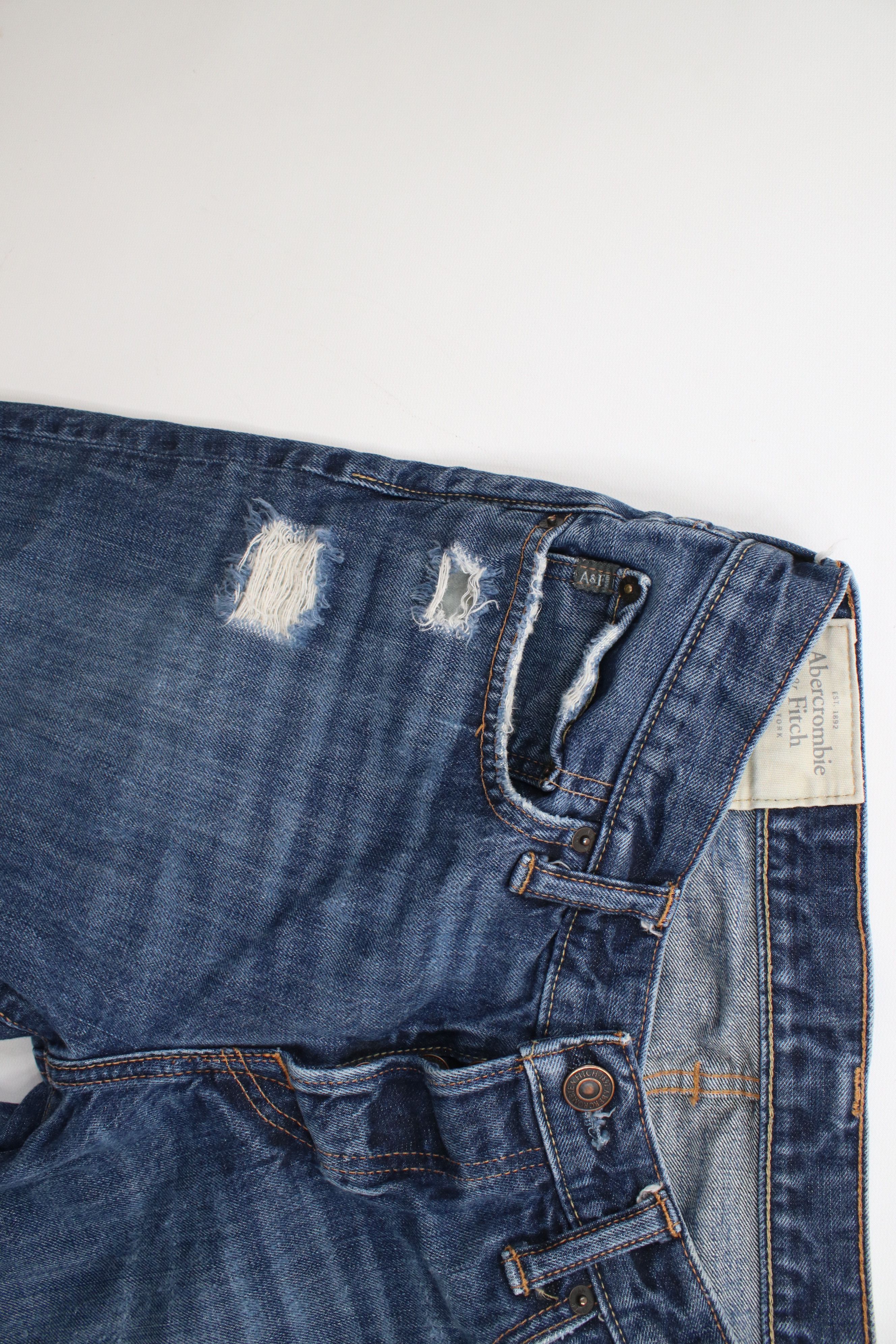 Abercrombie & Fitch × Vintage Vintage Y2K Abercrombie & Fitch Fly Skinny Leg Denim Jeans Size US 32 / EU 48 - 7 Thumbnail