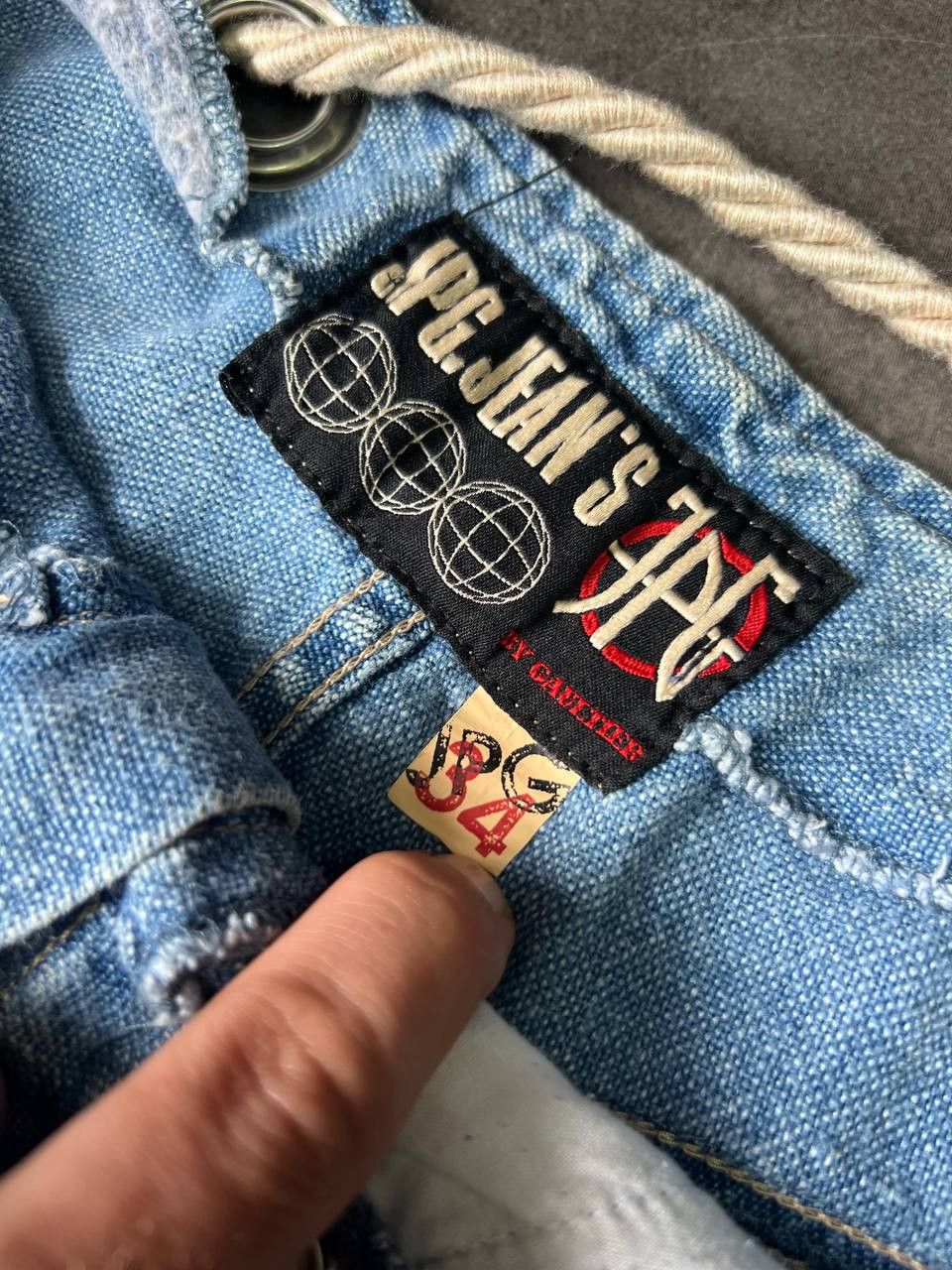 Jean Paul Gaultier Vintage Jean Paul Gaultier denim trompe l'oeil linen pants Size US 34 / EU 50 - 15 Thumbnail