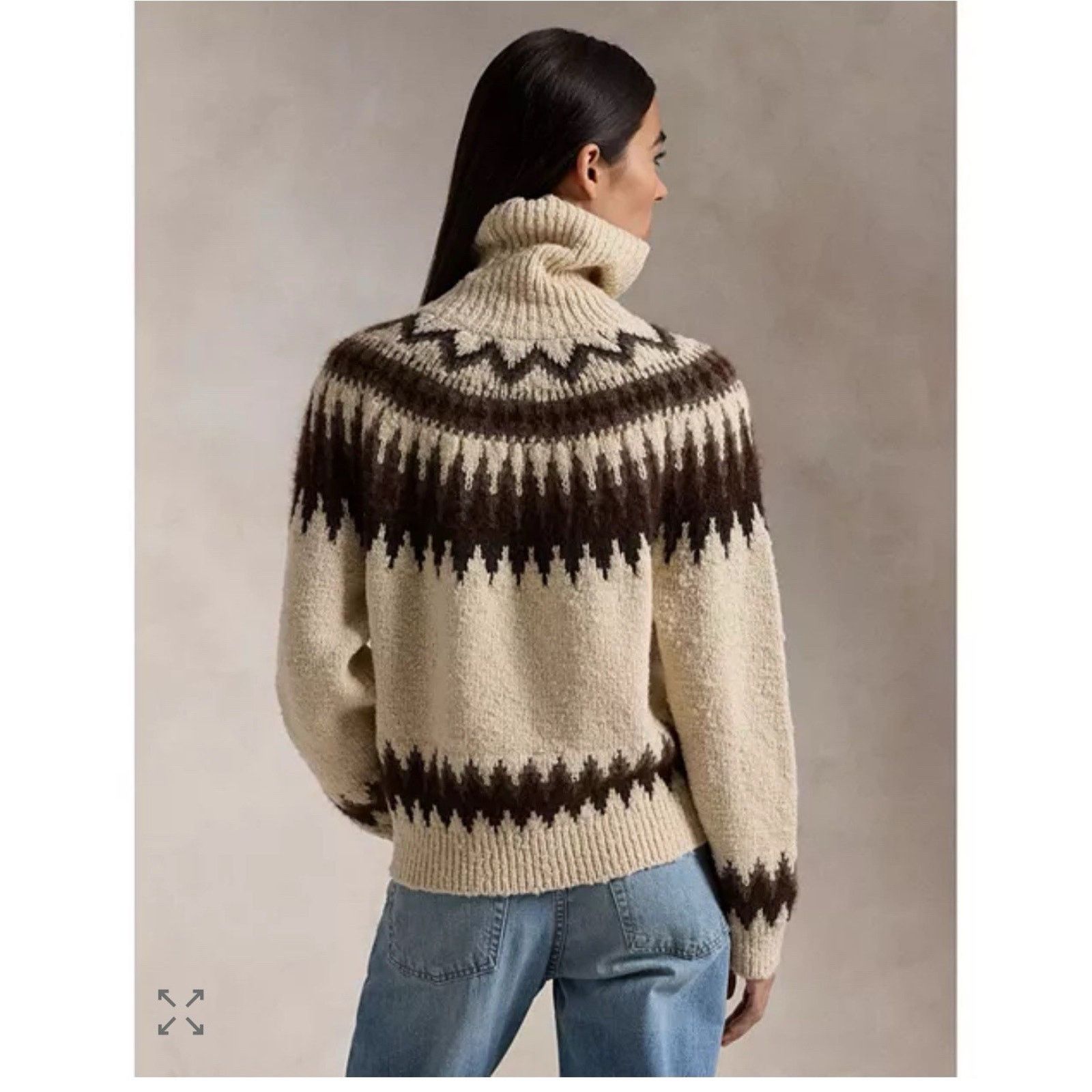 Polo Ralph Lauren NWT Polo Ralph Lauren Fair Isle Wool Blend Turtleneck Woman Size M / US 6-8 / IT 42-44 - 10 Thumbnail