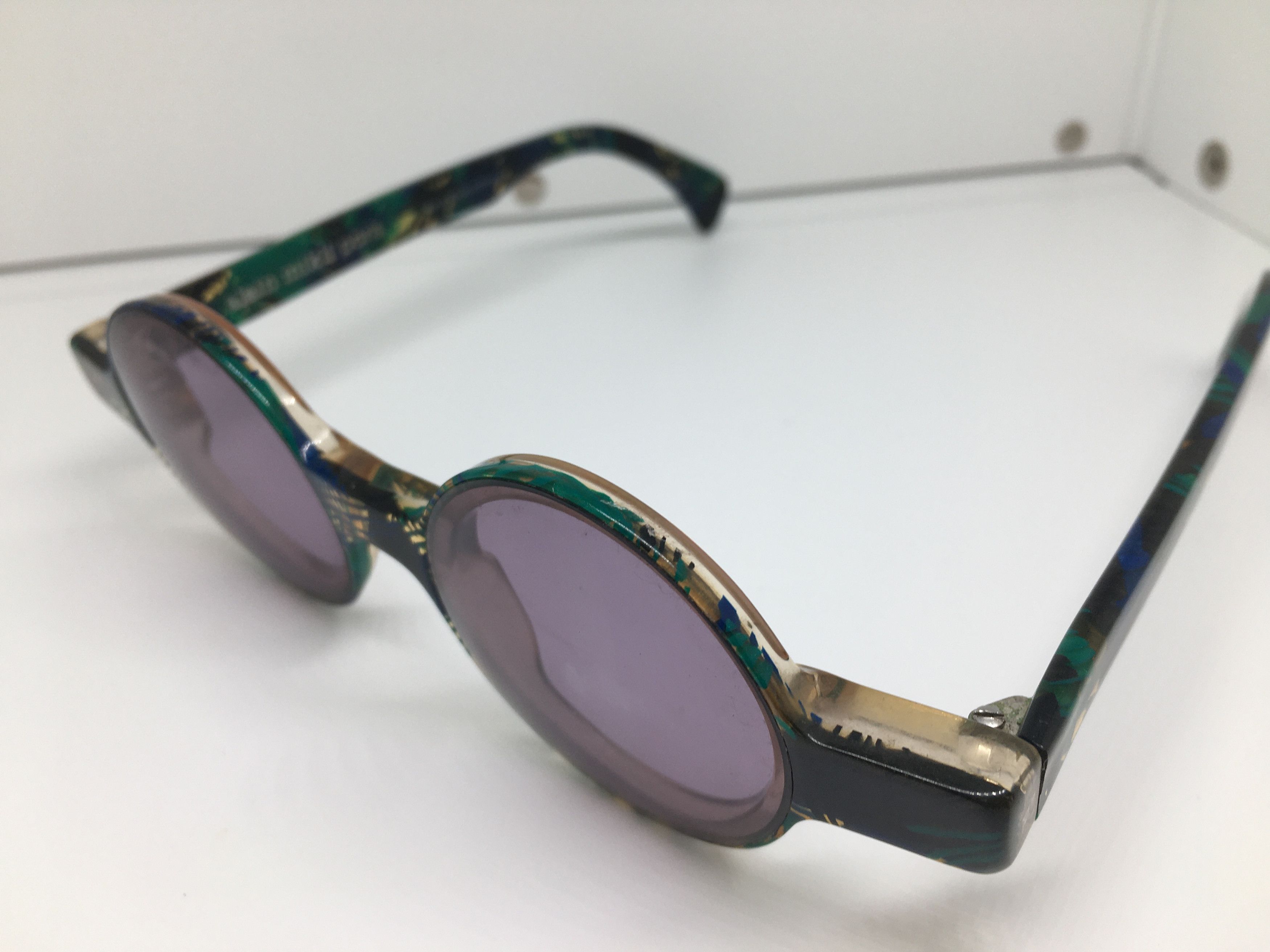 Alain Mikli Vintage Alain Mikli ROund Sunglasses Frame France Size ONE SIZE - 3 Thumbnail