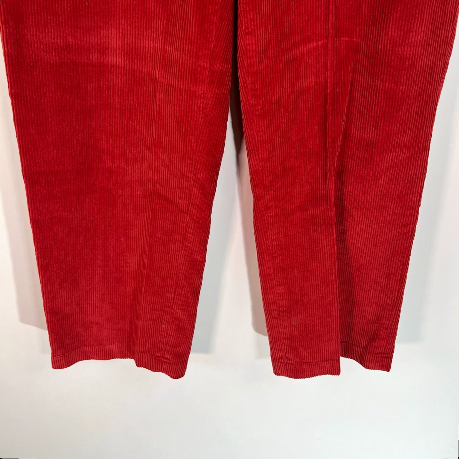 Tommy Hilfiger VINTAGE Tommy Hilfiger Corduroy Pants Slim? Baggy Straight Leg Mens 32 Inseam 30 Red Size US 32 / EU 48 - 4 Thumbnail