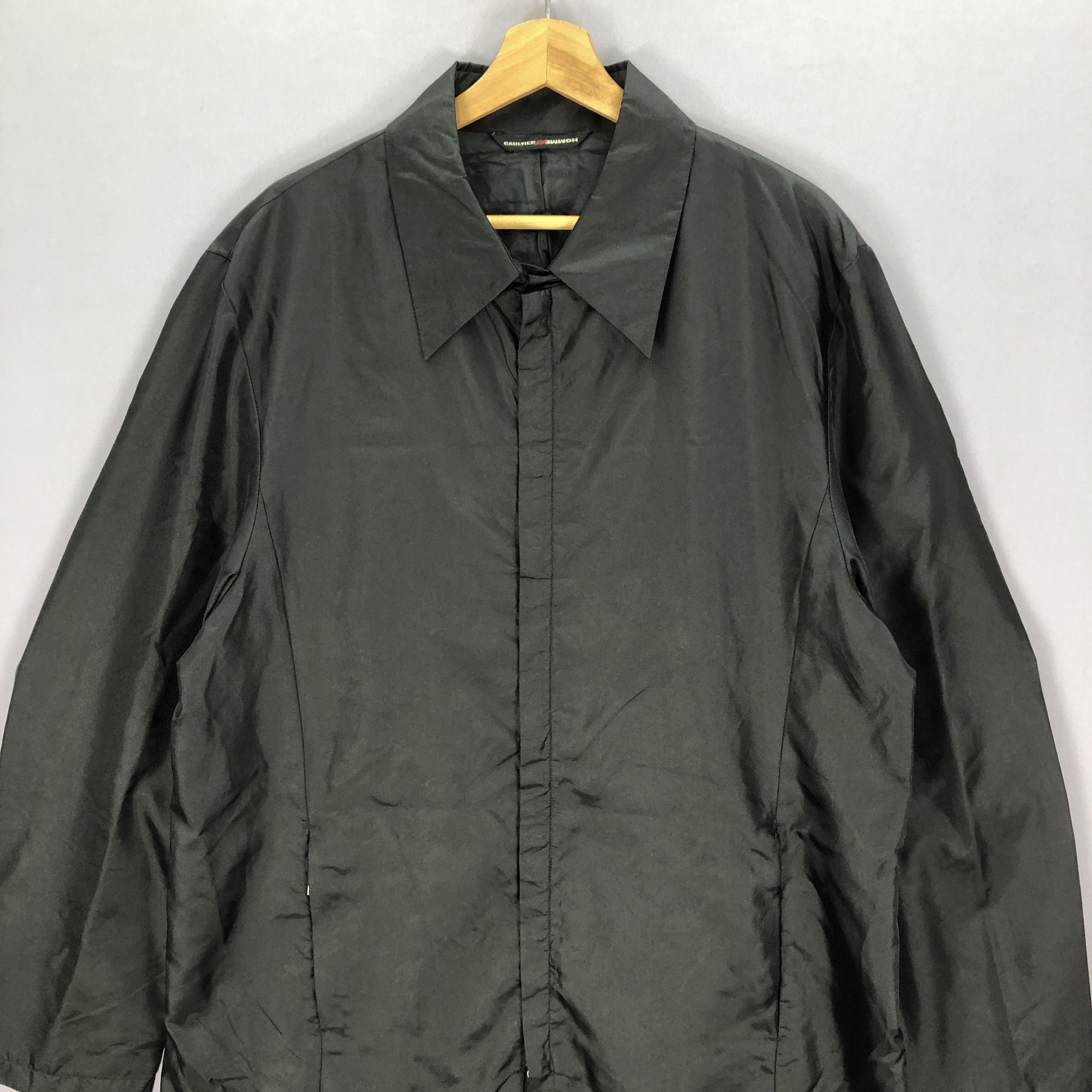 If Six Was Nine × Jean Paul Gaultier × Vintage Vintage Y2K Gaultier Homme Objet Trench Coat Long Jackets Size US M / EU 48-50 / 2 - 3 Thumbnail