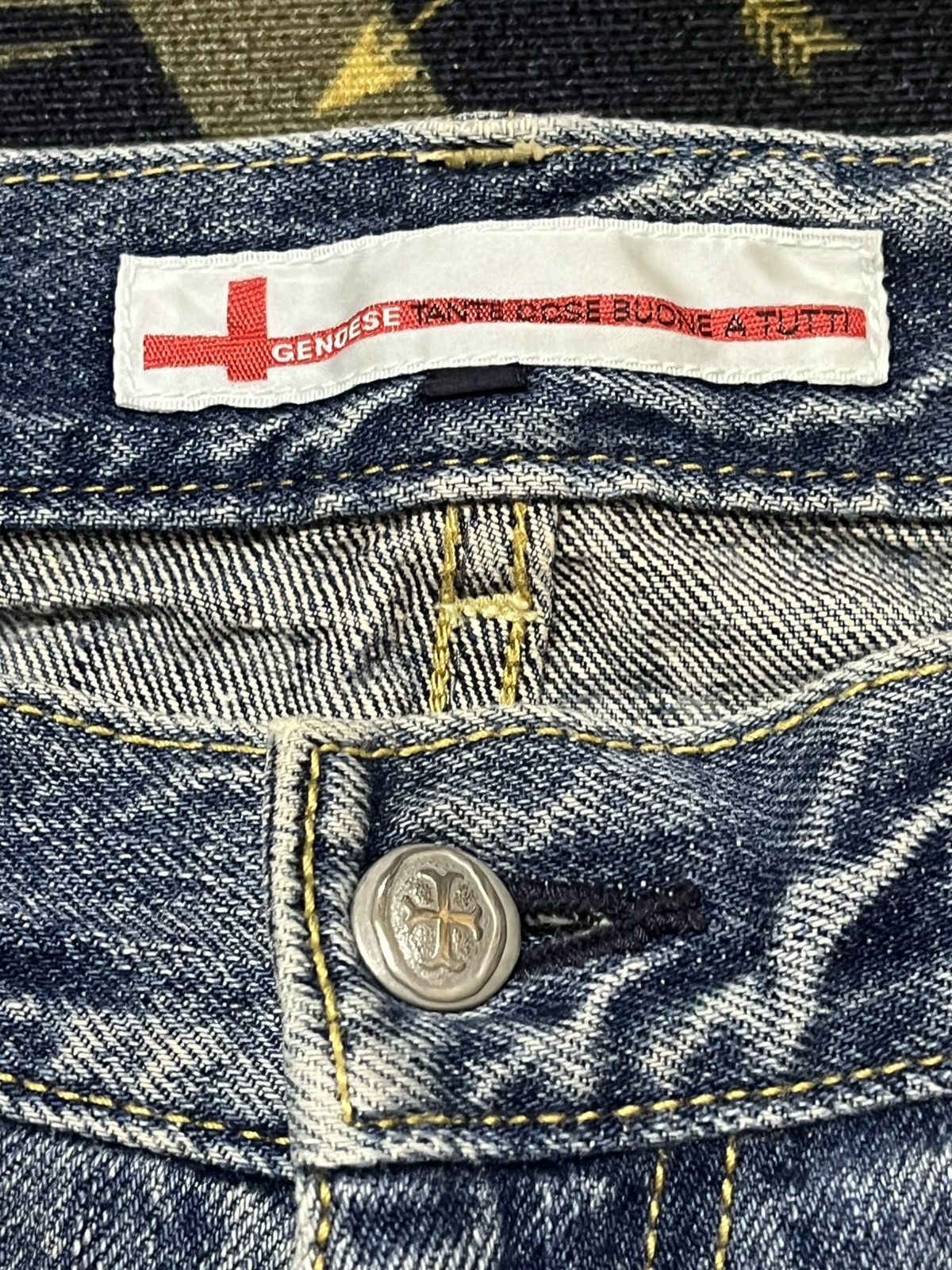 KOJIMA GENES Vintage Genoese Avant Garde Seditionaries Denim Size US 33 - 11 Thumbnail