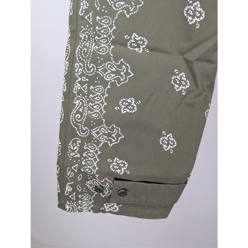 Amiri o1rshd1 Bleached Bandana Field Pants in Olive Green Size US 32 / EU 48 - 8 Thumbnail
