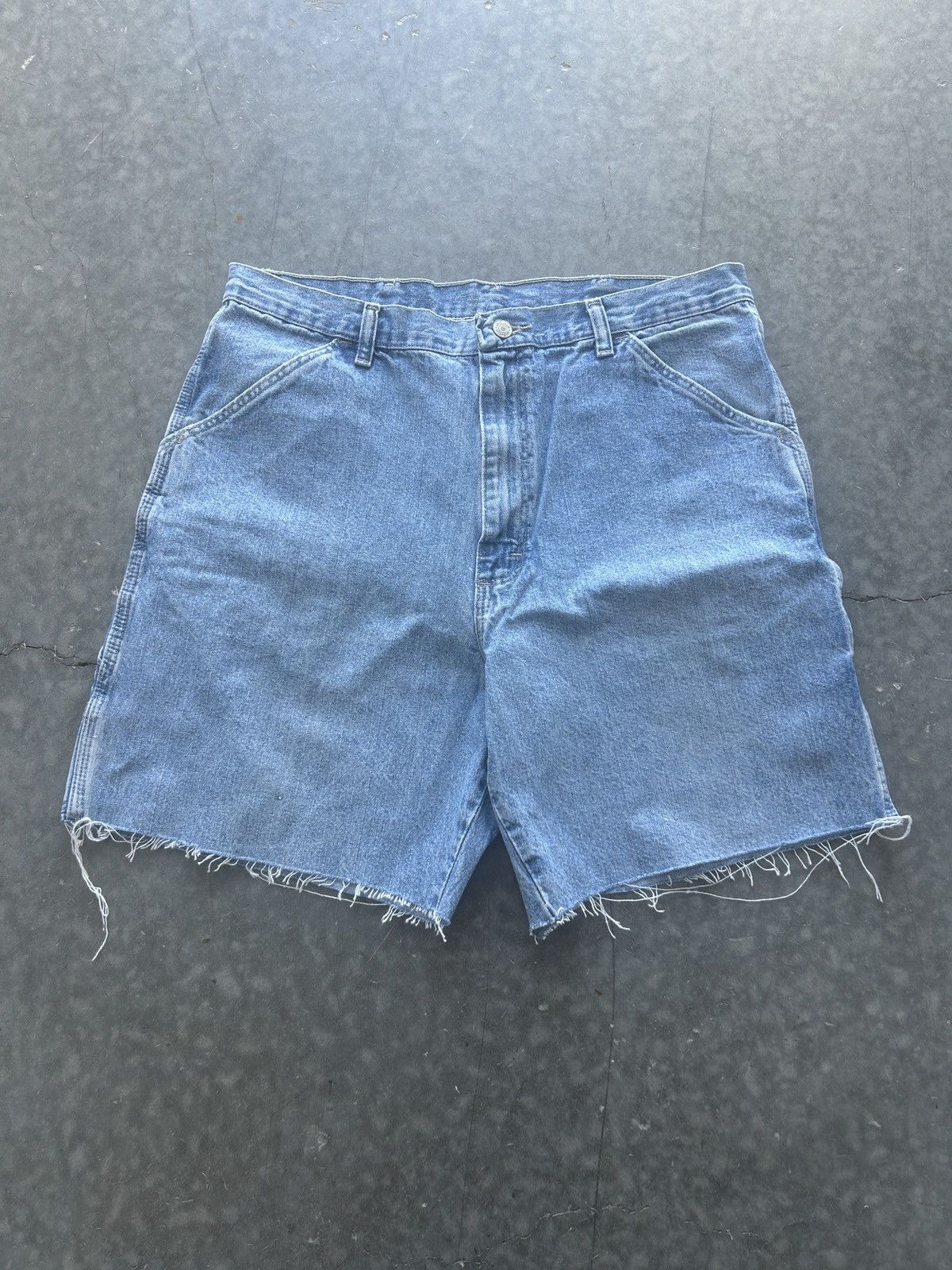 Vintage × Wrangler Vintage Y2K Wrangler Carpenter Jean Shorts Size US 34 / EU 50 - 5 Thumbnail