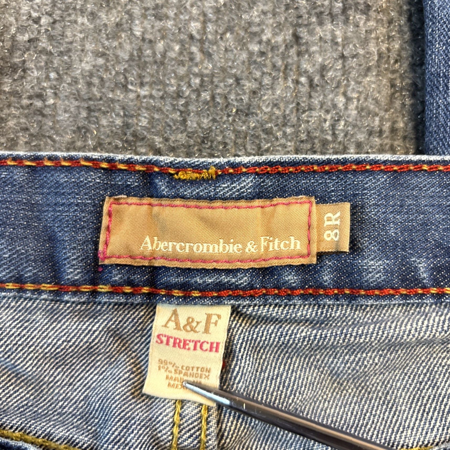 Abercrombie & Fitch VINTAGE Abercrombie & Fitch Bootcut Jeans 8R Denim Emma Low Rise Med Wash Womens Size 30" / US 8 / IT 44 - 5 Thumbnail