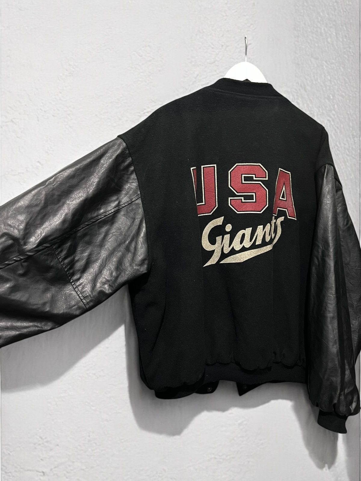 Vintage VINTAGE USA GIANTS VARSITY BOMBER JACKET WOOL MA1 JOE ALLEN Size US L / EU 52-54 / 3 - 5 Thumbnail