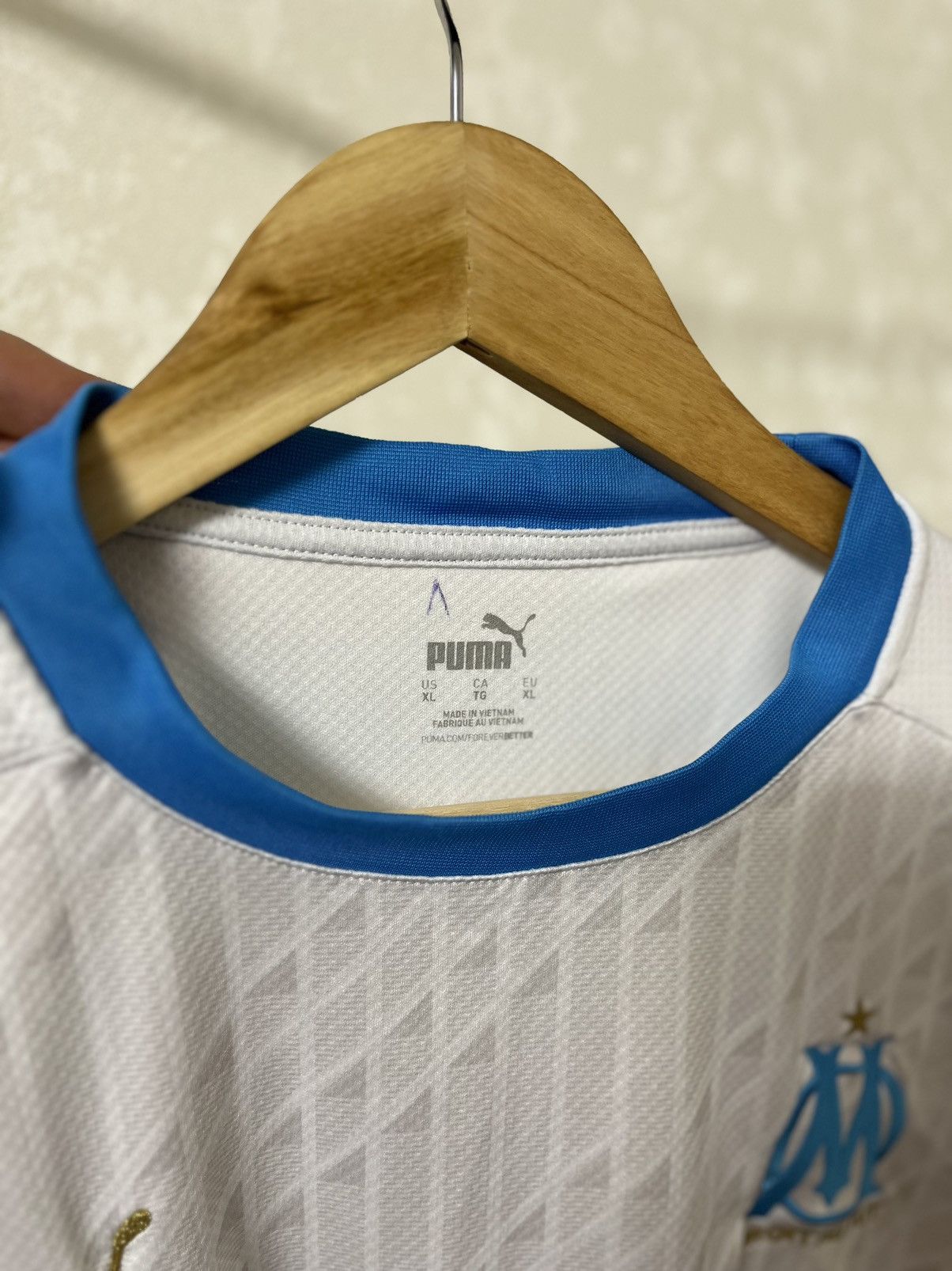 Puma Puma Marseille 2020/21 Home Jersey Uber Eats Size US XL / EU 56 / 4 - 4 Thumbnail