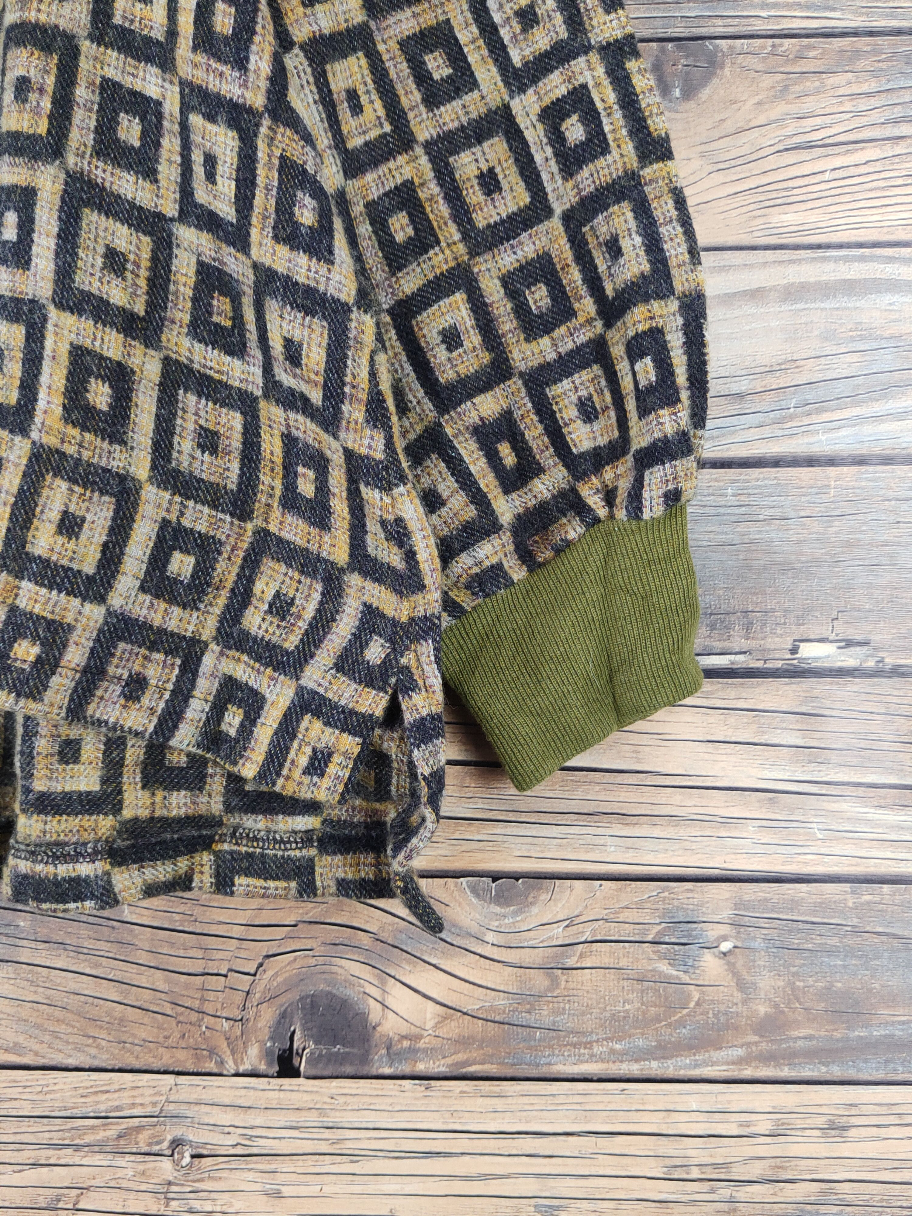 Homespun Knitwear × Japanese Brand × Vintage Japanese Brand Olive Knitwear Blouses #W1539 Size M / US 6-8 / IT 42-44 - 6 Thumbnail