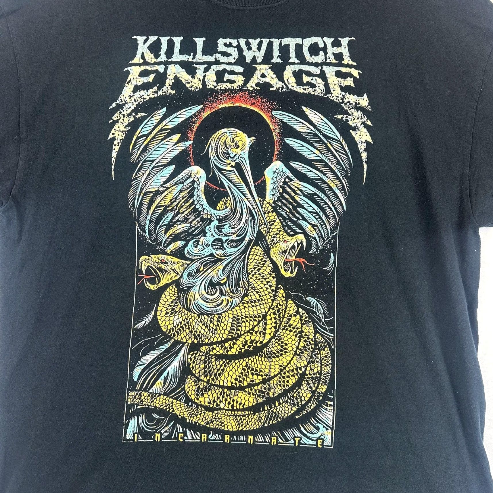 Gildan Killswitch Engage Shirt Mens XL Black Incarnate Winter Tour 2018 Band Graphic Size US XL / EU 56 / 4 - 3 Thumbnail