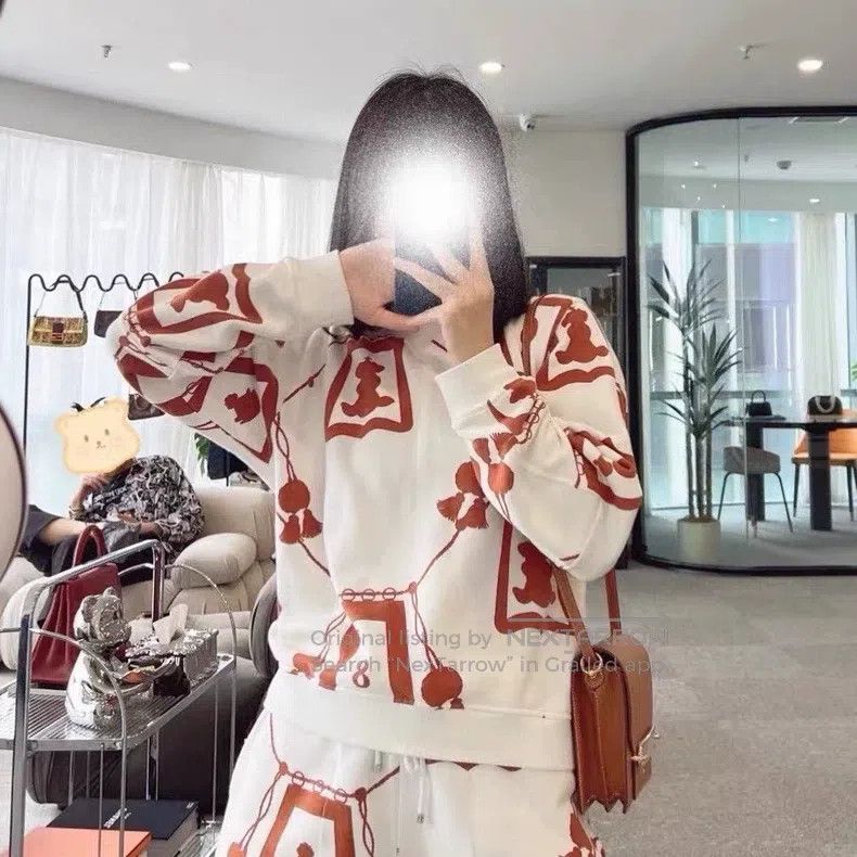 Hermes Hermes Lantern Print Hooded Sweatshirt Size XS / US 0-2 / IT 36-38 - 1 Thumbnail