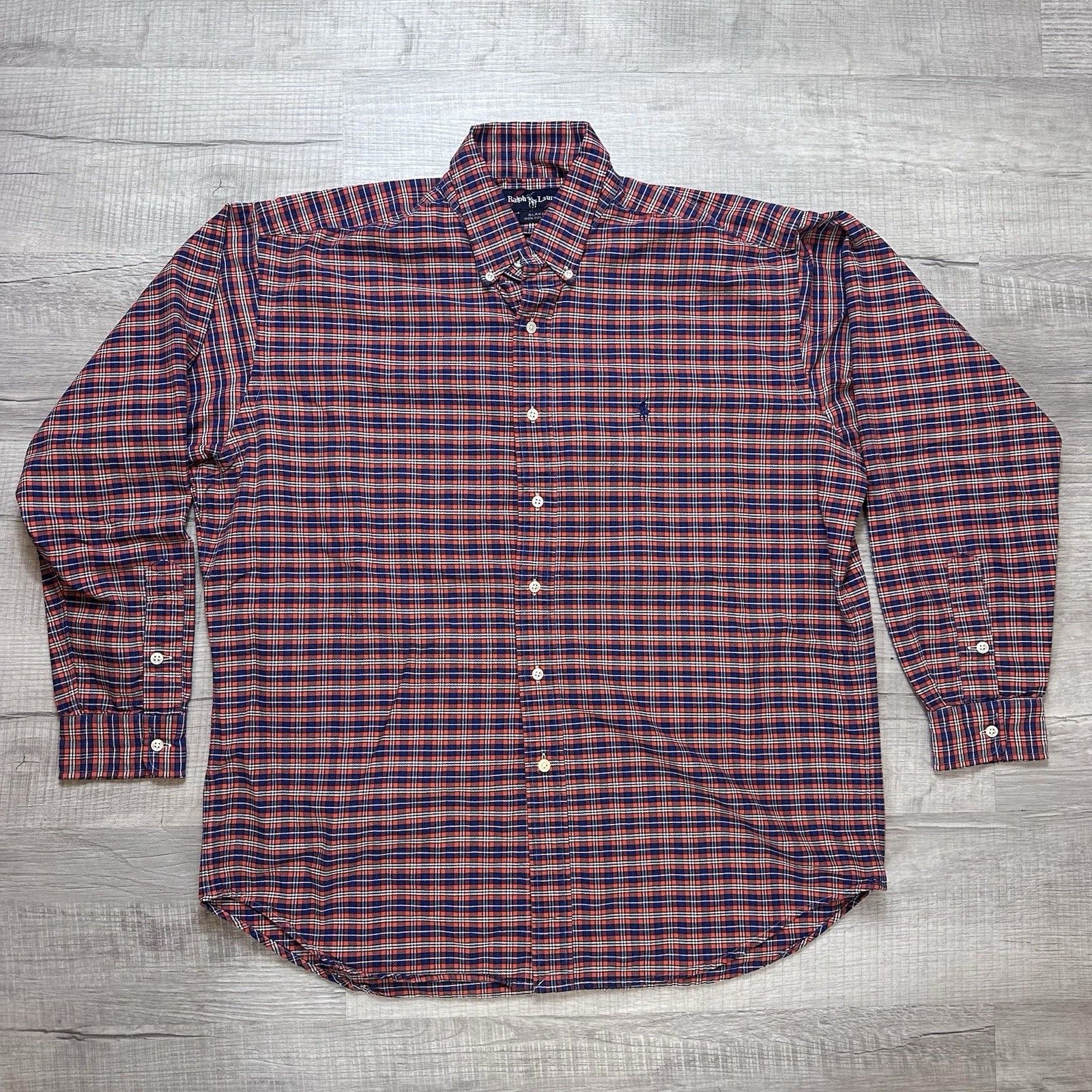 Polo Ralph Lauren Polo Ralph Lauren Mens Large Plaid Button Down "Blake" Shirt Size US L / EU 52-54 / 3 - 1 Thumbnail