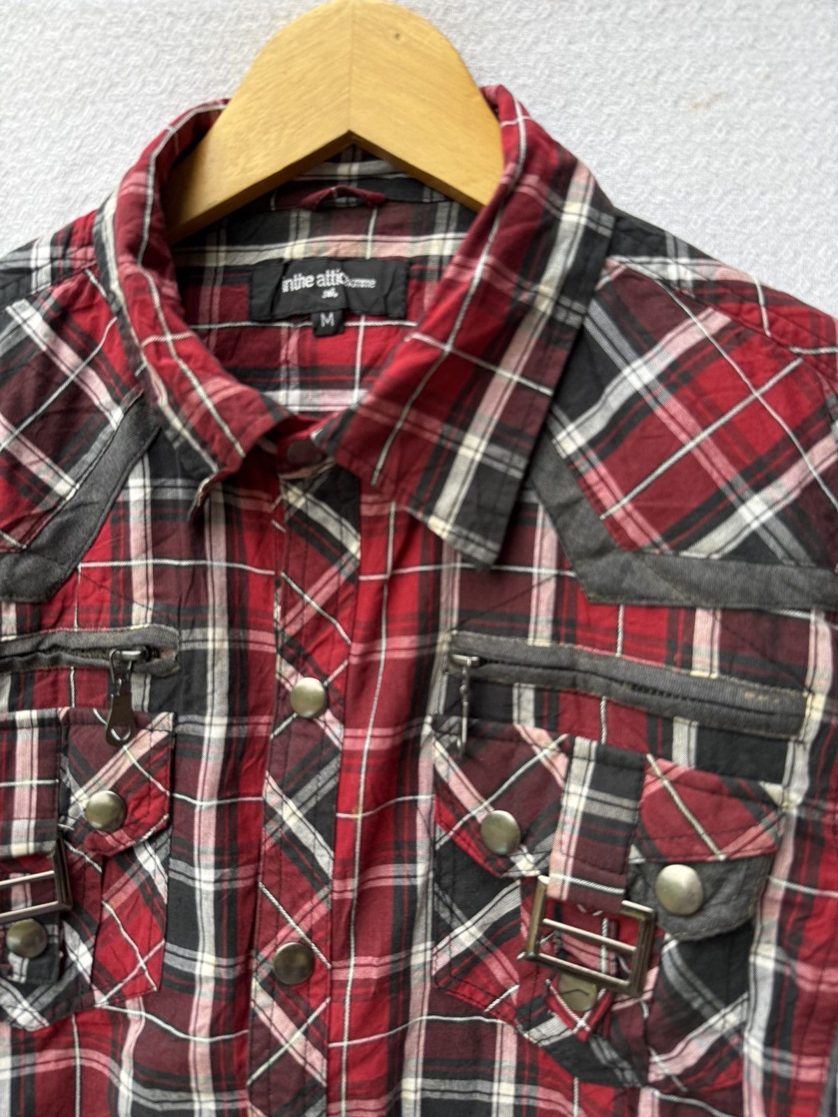 Japanese Brand In the attic homme flannel shirt Size US M / EU 48-50 / 2 - 5 Thumbnail