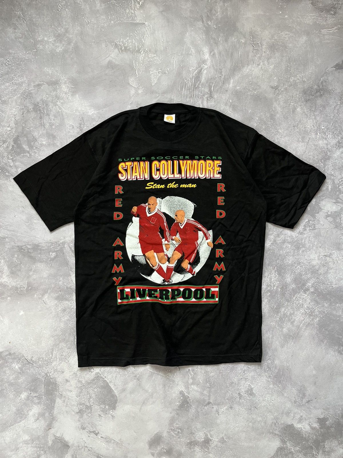 Vintage Vintage Liverpool 8 Red Army Stan The Man Collymore T-Shirt Size US M / EU 48-50 / 2 - 1 Thumbnail
