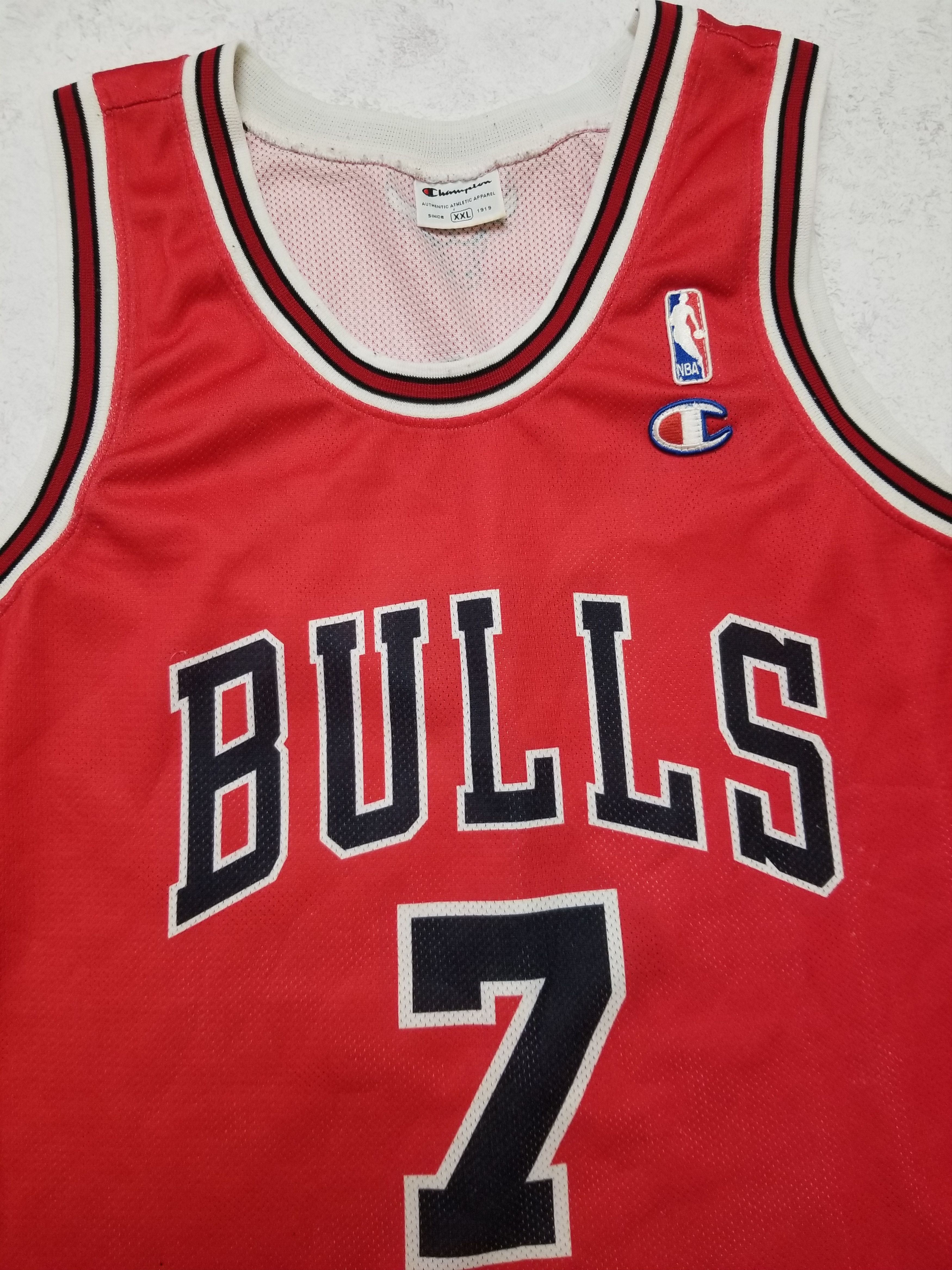 Champion Vintage Champion Toni Kukoc Chicago Bulls #7 Jersey Size US XXL / EU 58 / 5 - 17 Thumbnail