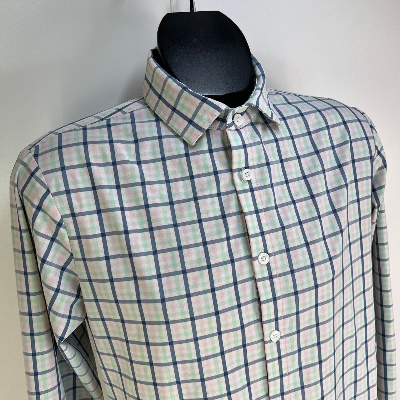 Other Mizzen Main Leeward Collection Button Up Shirt Check Plaid Size US M / EU 48-50 / 2 - 2 Thumbnail