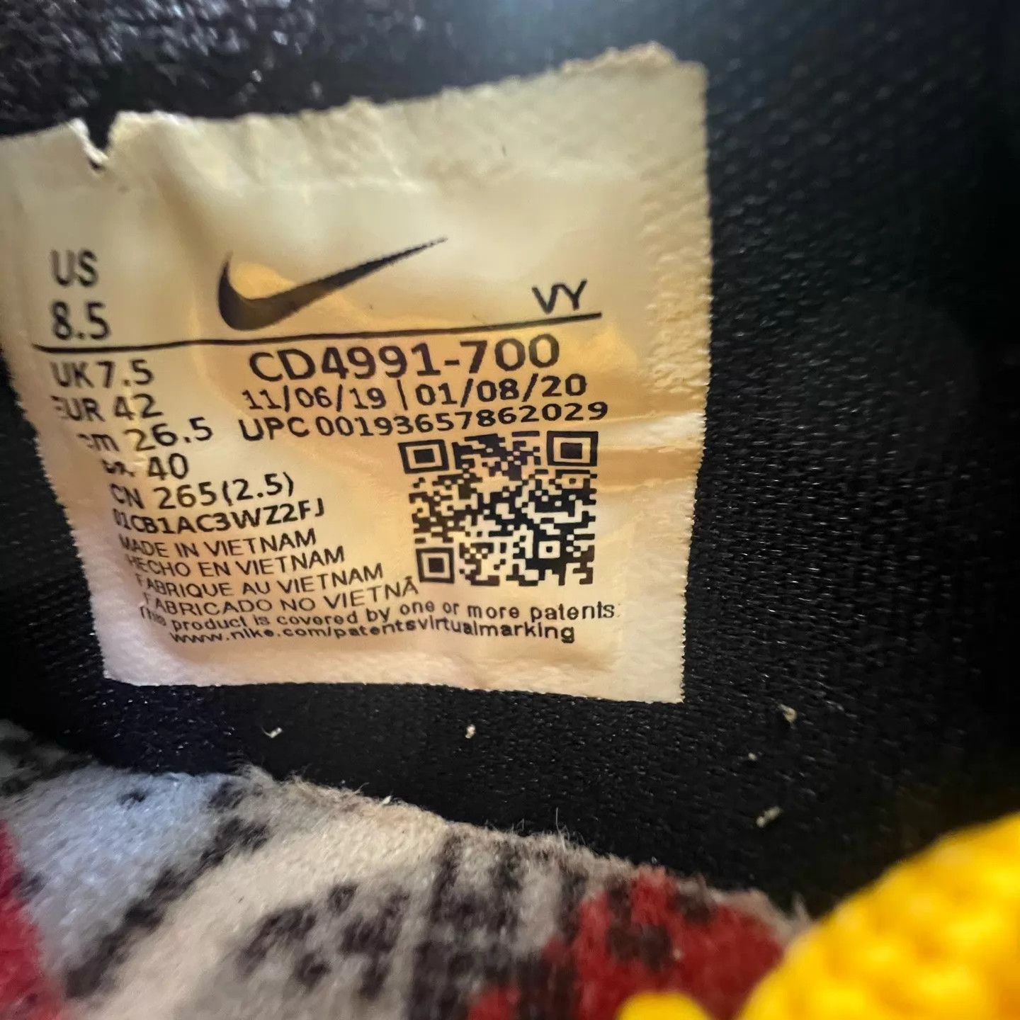Nike zk5 Bruce Lee Black/Yellow 42 Size US 9 / EU 42 - 8 Thumbnail
