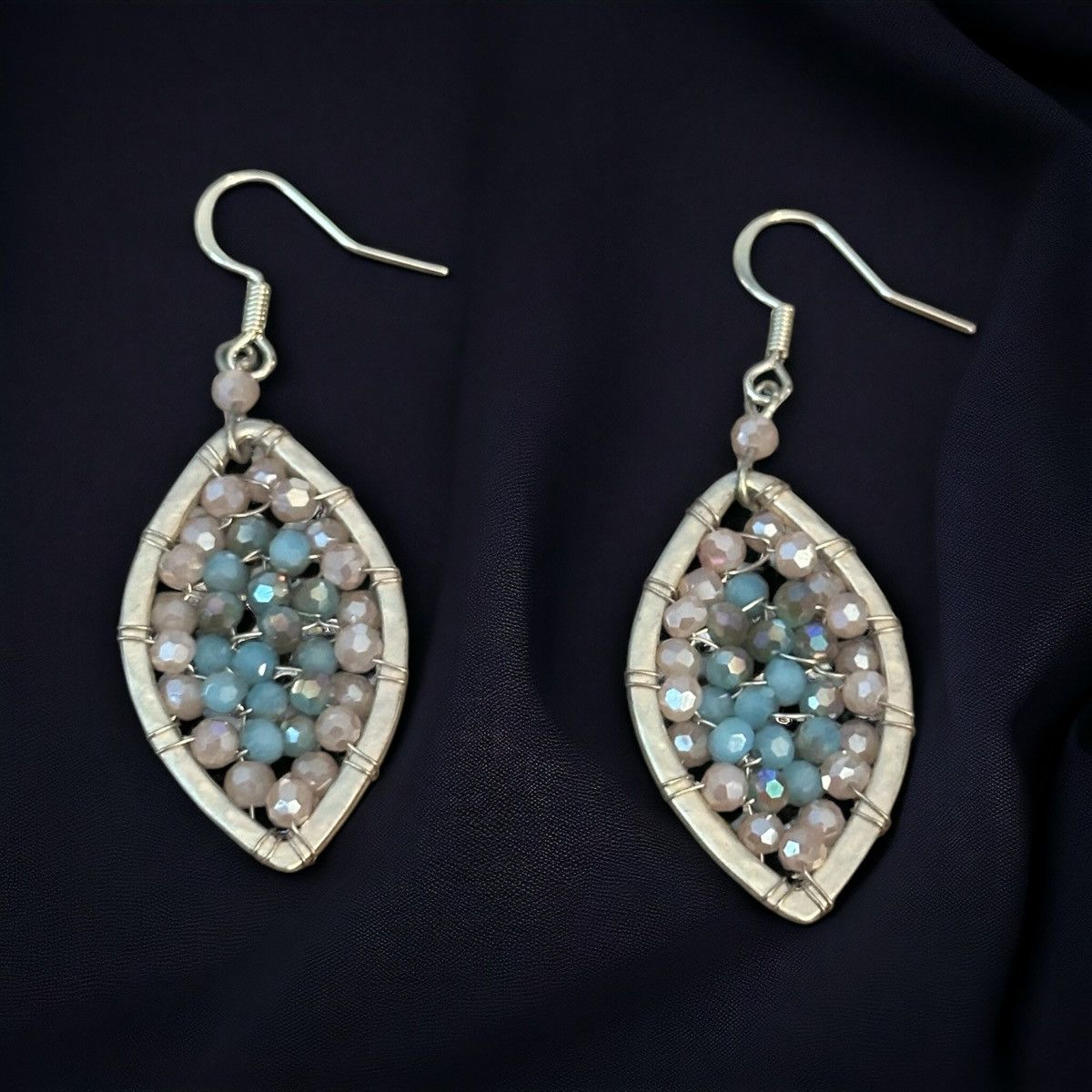Other Gold tone crystal evil eye dangle earrings Size ONE SIZE - 1 Thumbnail