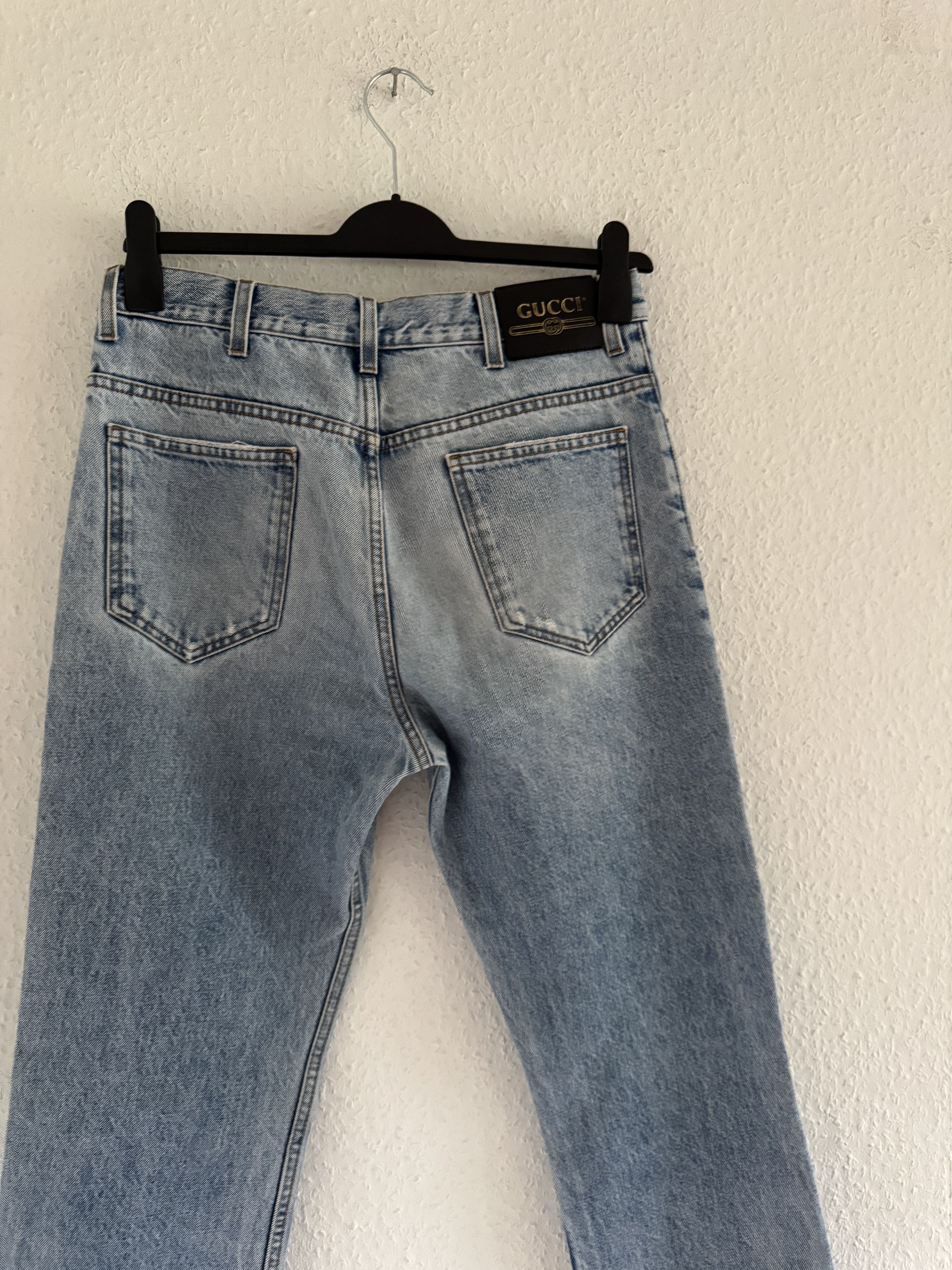 Gucci Denim Pants with Distressed Detailing Size US 33 - 10 Thumbnail