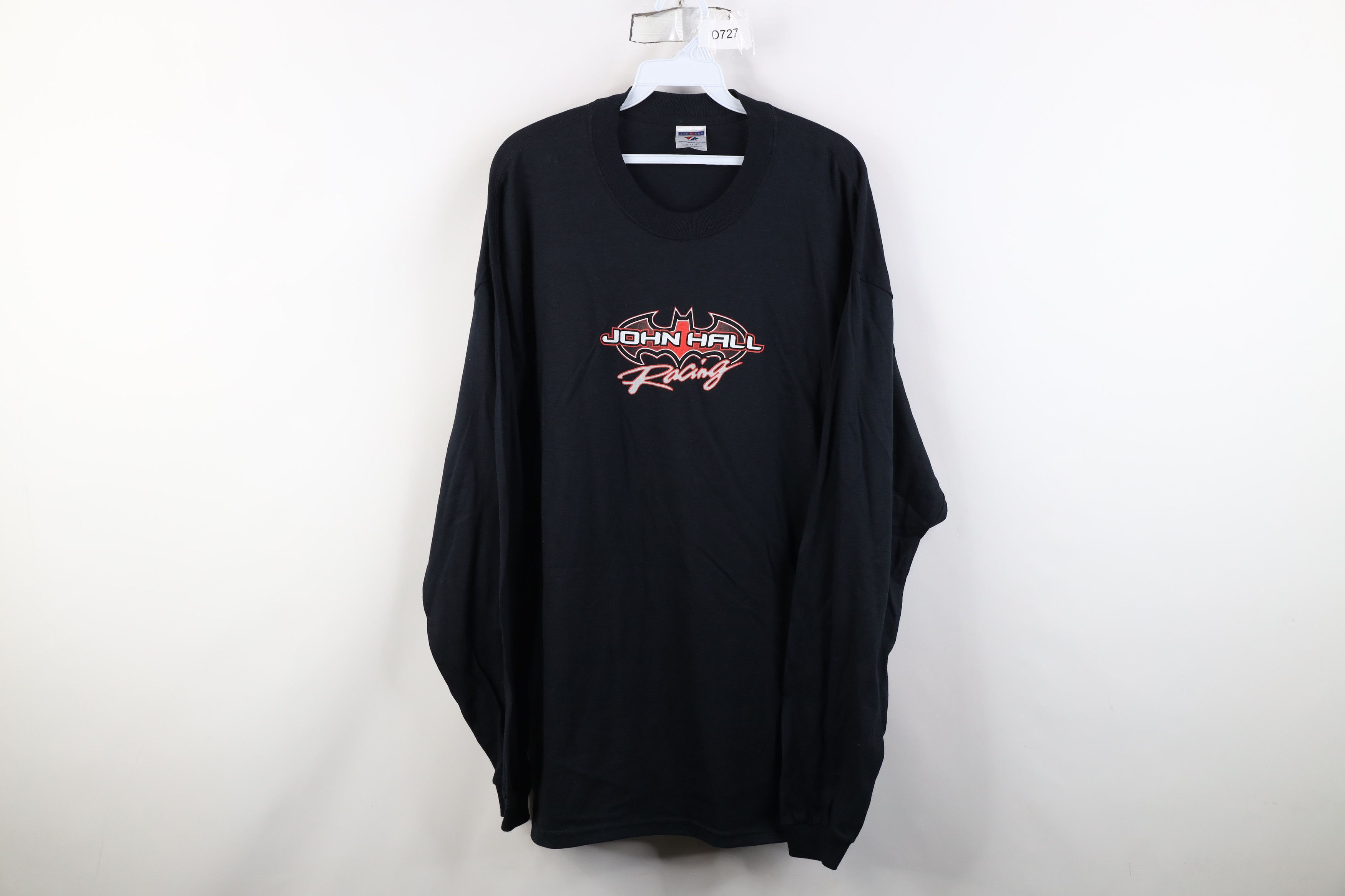 Vintage Vintage Y2K Batman John Hall Racing Long Sleeve T-Shirt Size US XL / EU 56 / 4 - 1 Thumbnail