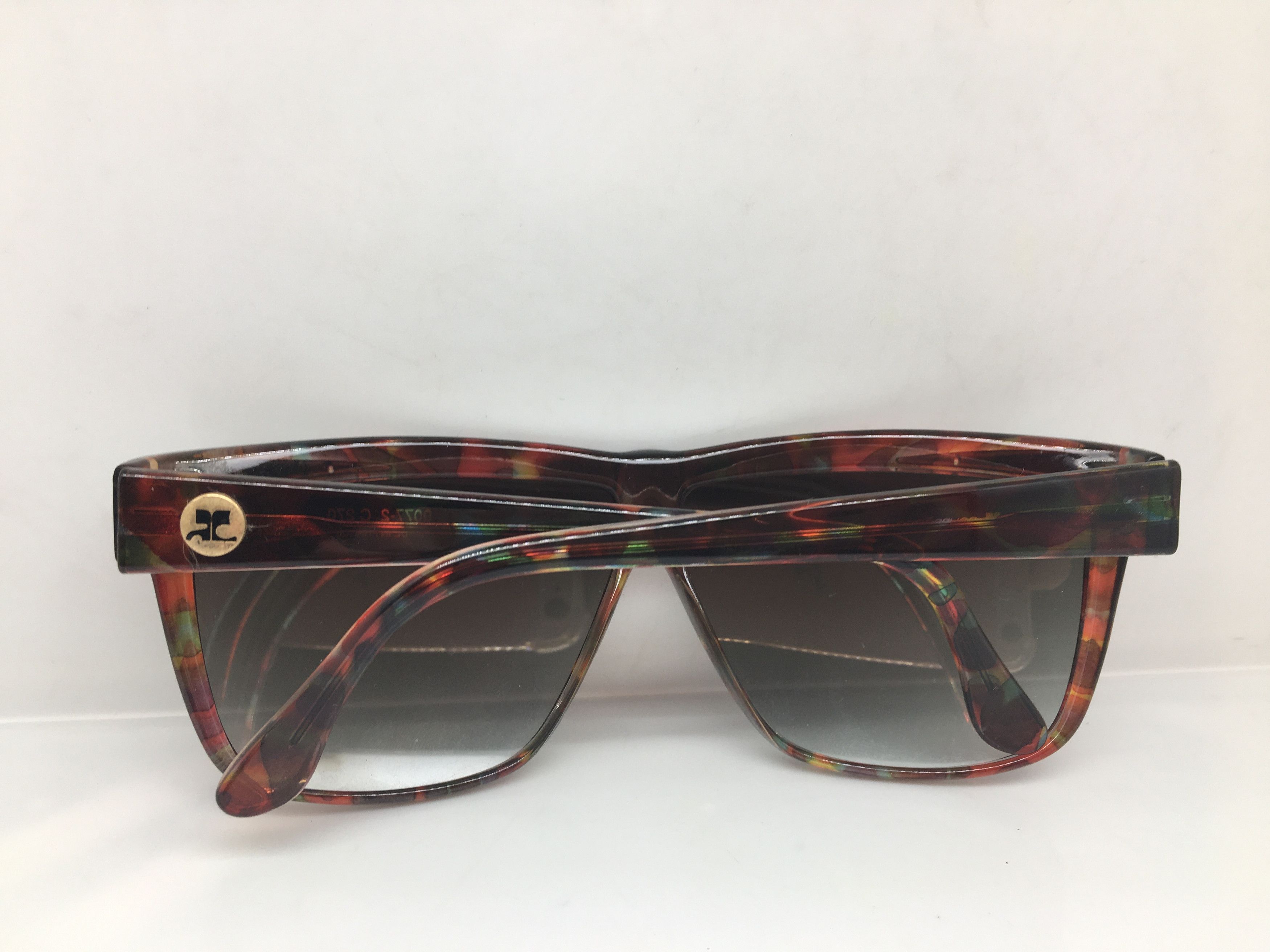 Courreges Vintage 70s Courreges 9077 Woman Oversize Sunglasses France Size ONE SIZE - 7 Thumbnail