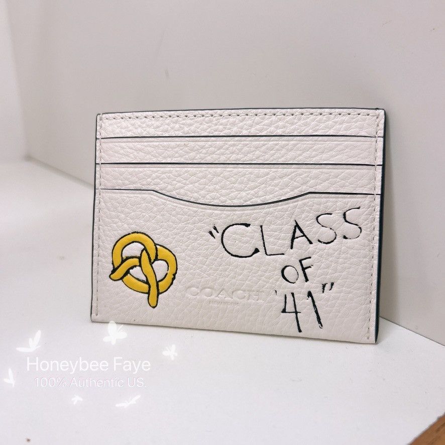 Coach Slim Id Card Case With Sketch Print CAJ48 Size ONE SIZE - 1 Thumbnail