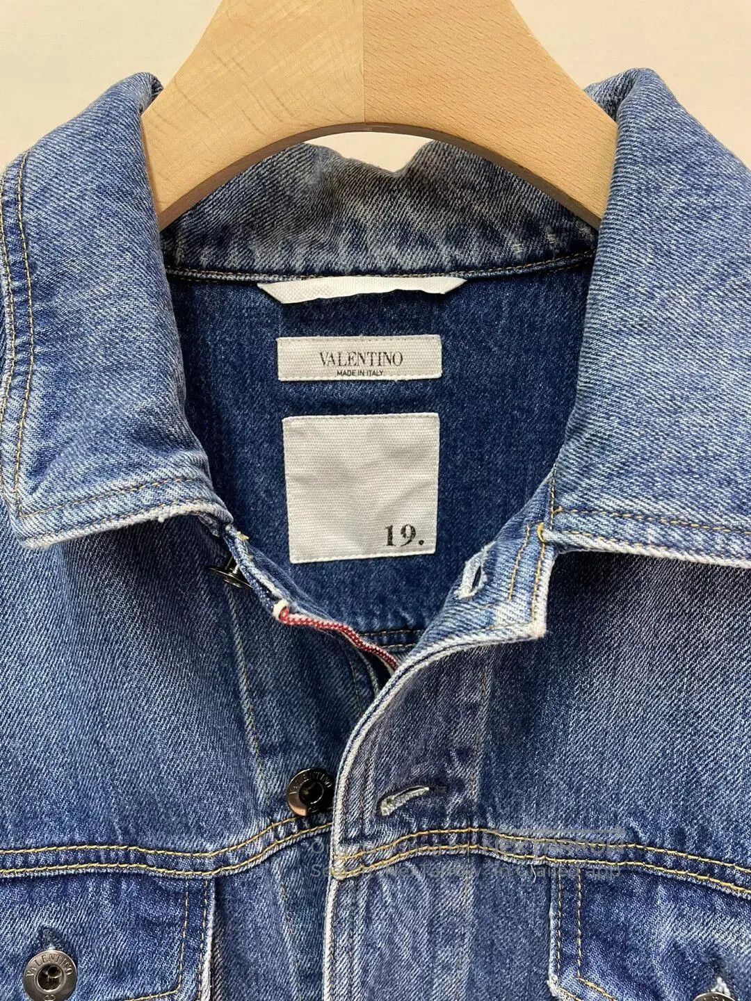 Valentino VALENTINO Men's Denim Jacket. Size US M / EU 48-50 / 2 - 2 Thumbnail