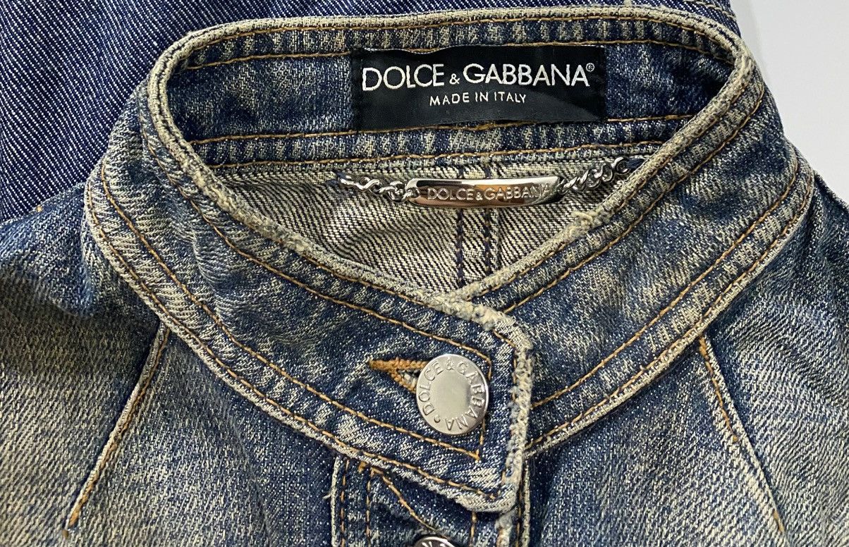 Dolce & Gabbana DOLCE & GABBANA DENIM JACKET Size XS / US 0-2 / IT 36-38 - 6 Thumbnail
