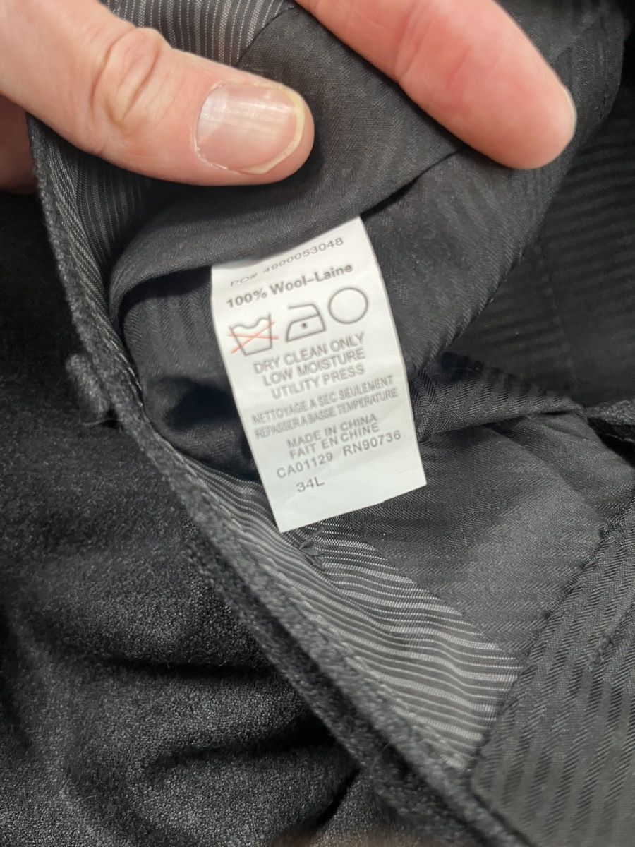 Calvin Klein Calvin Klein Gray Flannel Suit 100% Wool 2-Piece 40L Size 40L - 10 Thumbnail