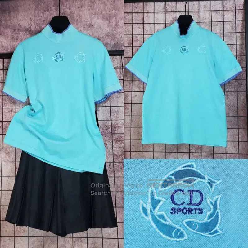 Dior Dior Blue Cotton Women's T. Size M / US 6-8 / IT 42-44 - 2 Thumbnail