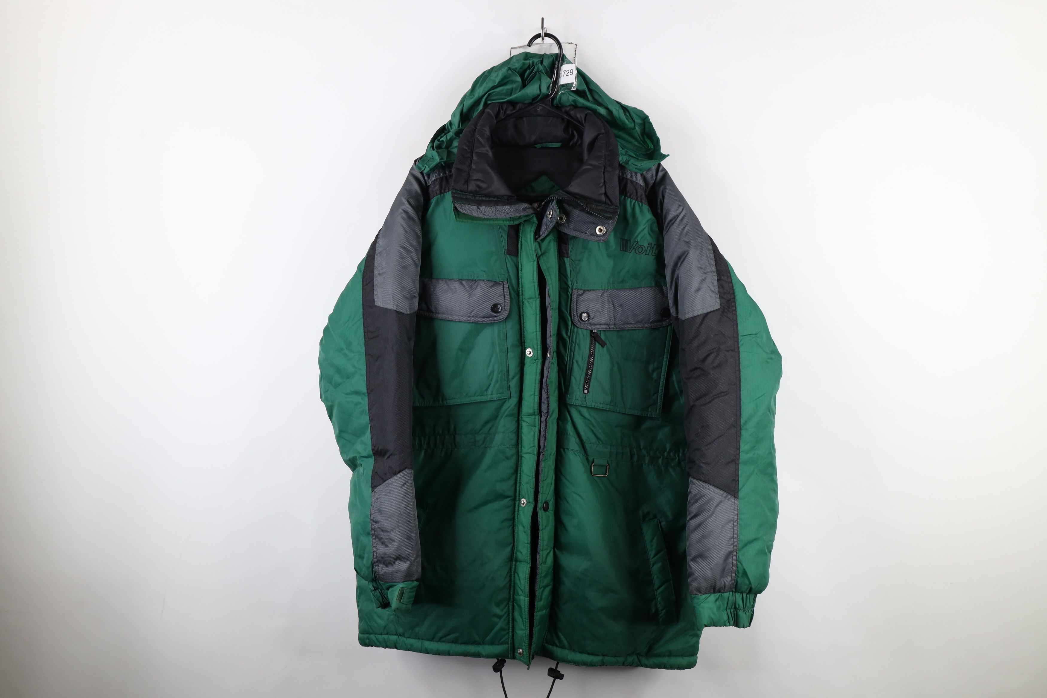Vintage Vintage 90s Streetwear Block Snowboard Parka Jacket Coat Size US L / EU 52-54 / 3 - 1 Thumbnail