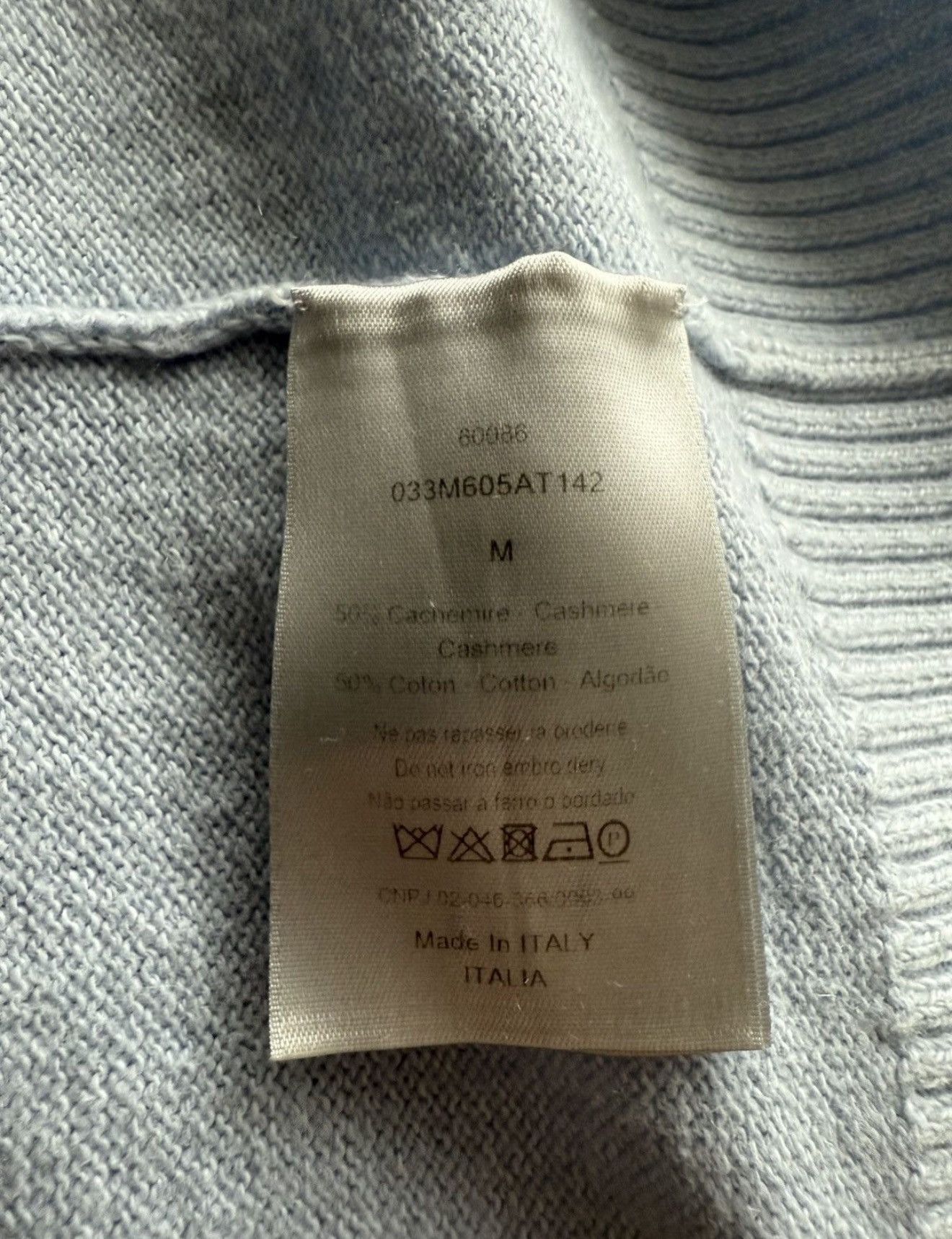 Dior × Jordan Brand Air dior cashmere sweater Size US M / EU 48-50 / 2 - 4 Thumbnail