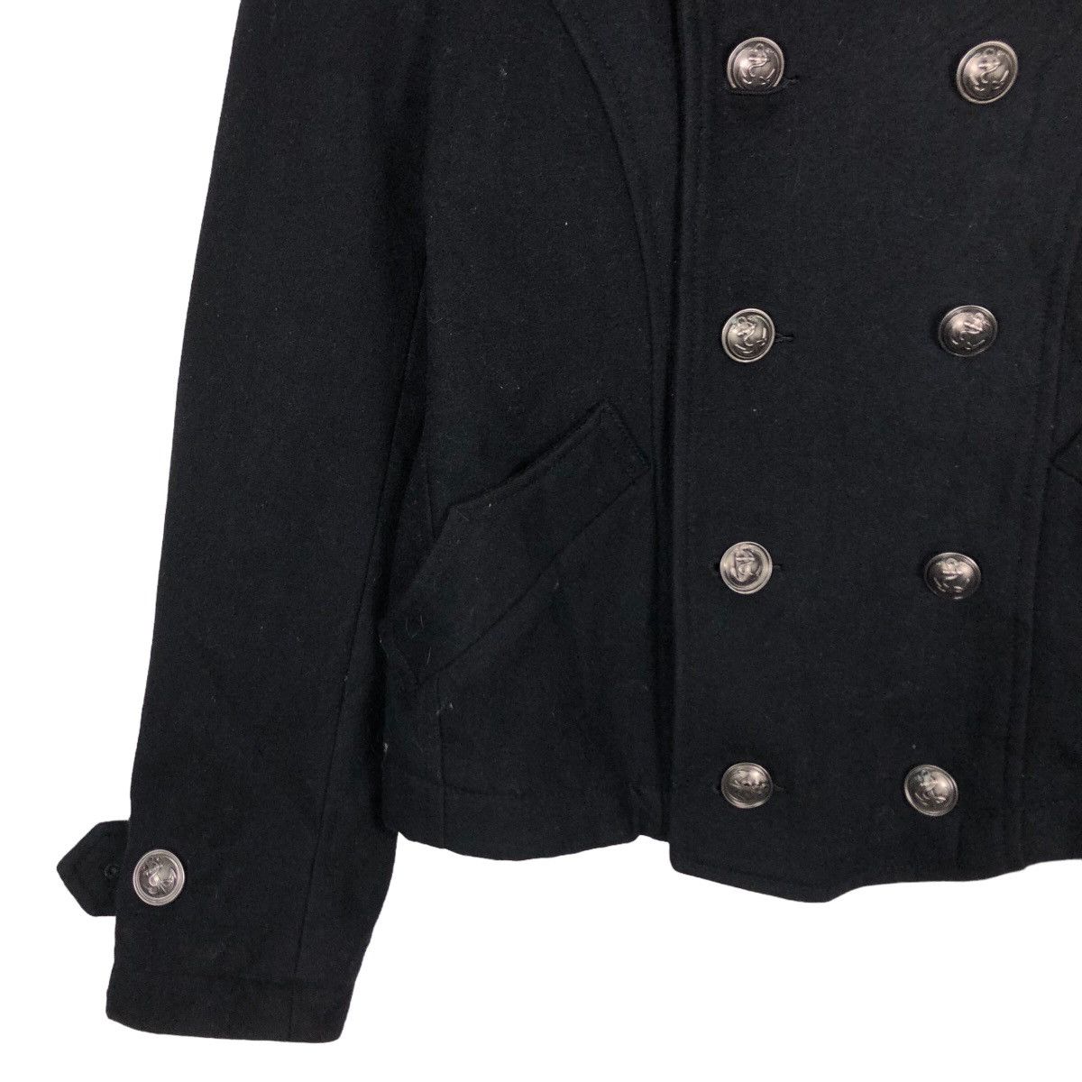 If Six Was Nine 🔥Cropped Biker Jacket Wool PPFM Japan Mink Fur Hoodie Size US M / EU 48-50 / 2 - 4 Thumbnail