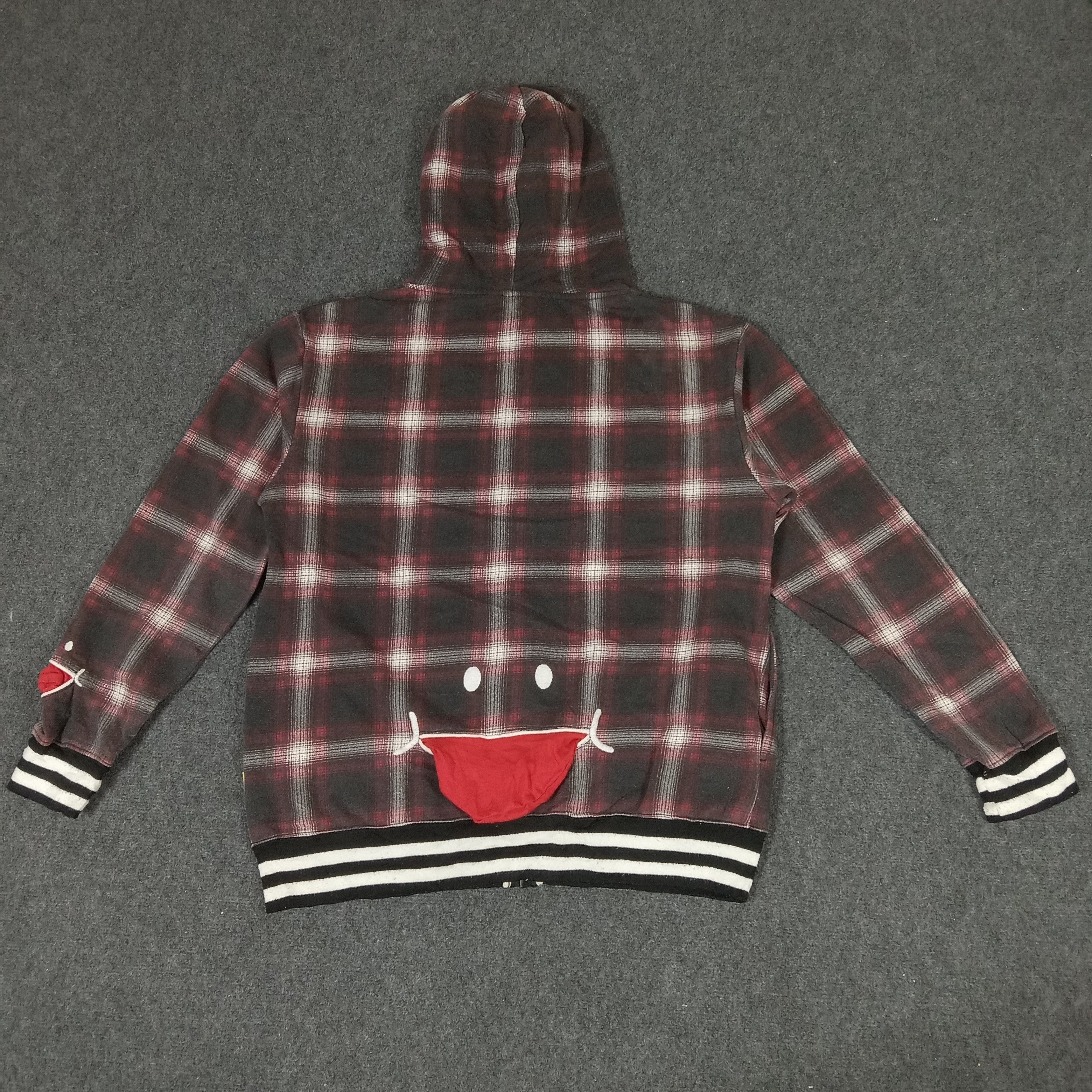 Japanese Brand × Vintage Up Smile! Japanese Style Zipper Jacket Hoodie Size US L / EU 52-54 / 3 - 6 Thumbnail