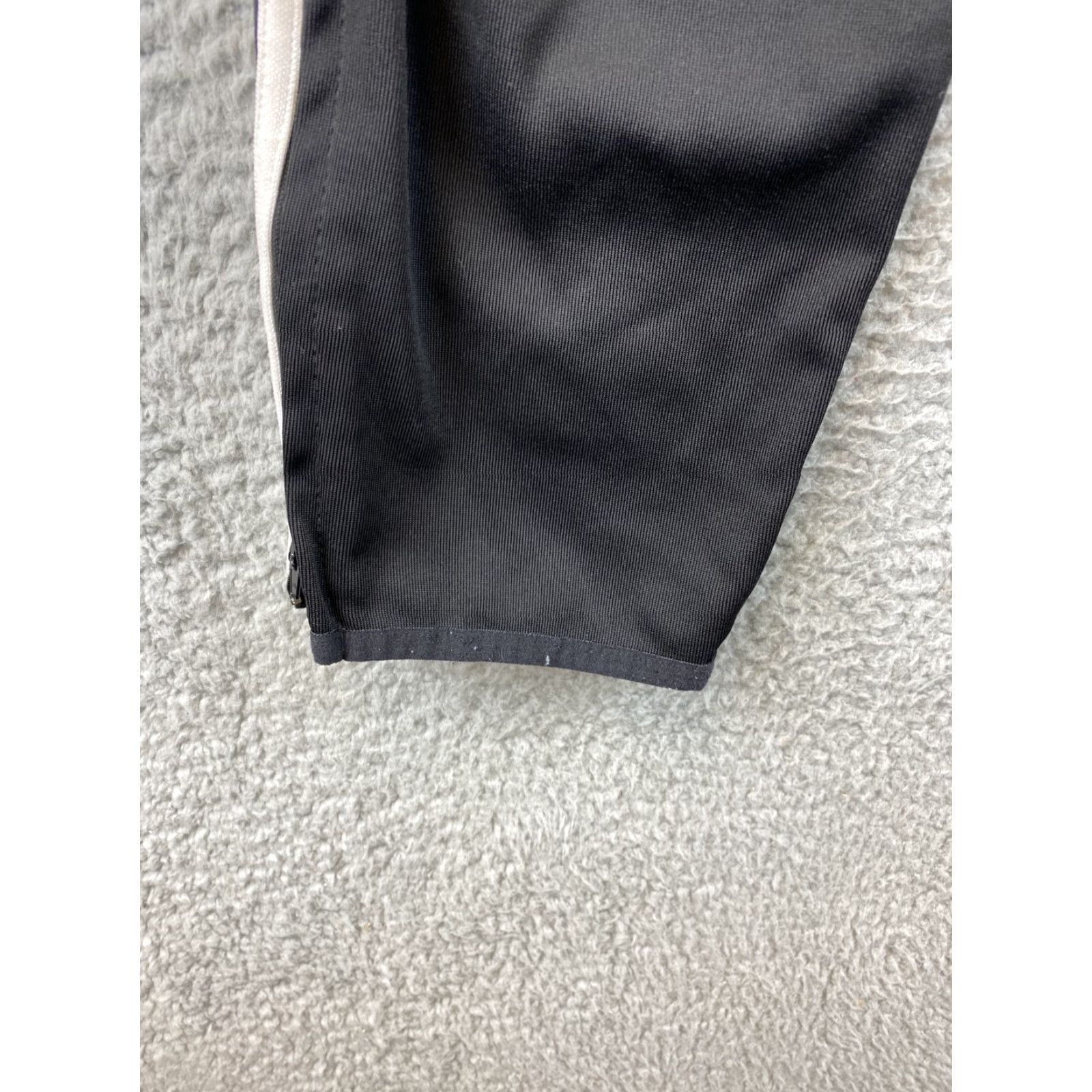 Adidas VINTAGE? No. Adidas Track Pants Black Mens Large Regular Athletic Pants 34-inch Waist Inseam 32 Drawstring Side Zip 69-59 Size US 33 - 7 Thumbnail