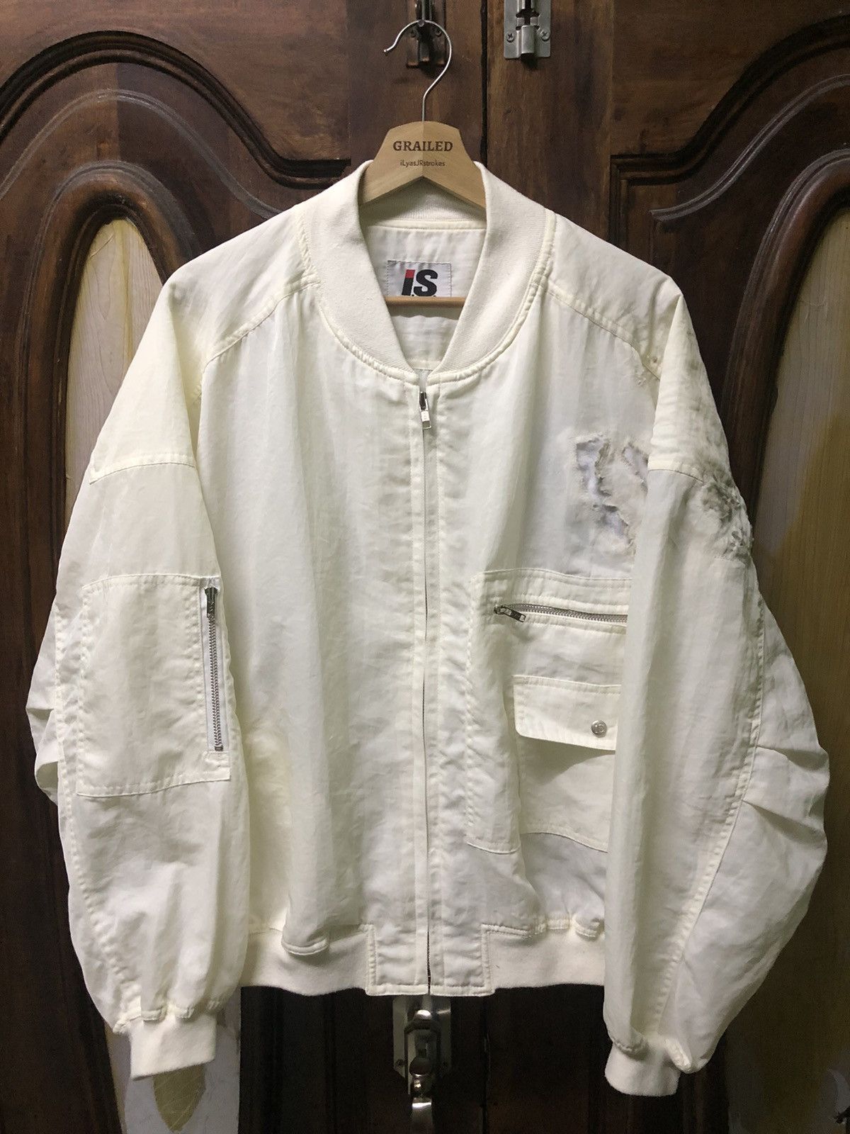 Tsumori Chisato Vtg Issey Miyake “IS” Tsumori Chisato Bomber Light Jacket Size US M / EU 48-50 / 2 - 3 Thumbnail