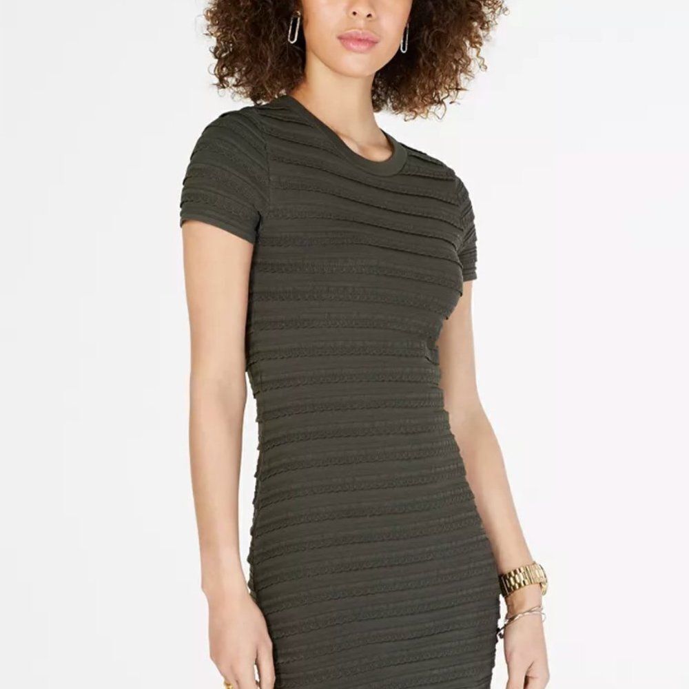 Michael Kors Michael Kors Scalloped-Trim Dress - Ivy Size L / US 10 / IT 46 - 3 Thumbnail