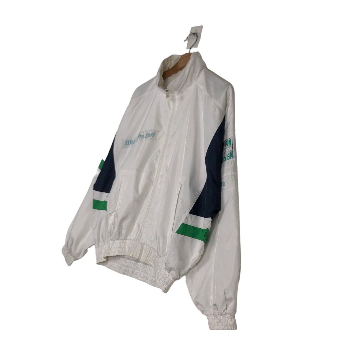 Japanese Brand 🔥Vintage Bomber Jacket Wilson Pro Player Rare Design Size US M / EU 48-50 / 2 - 2 Thumbnail