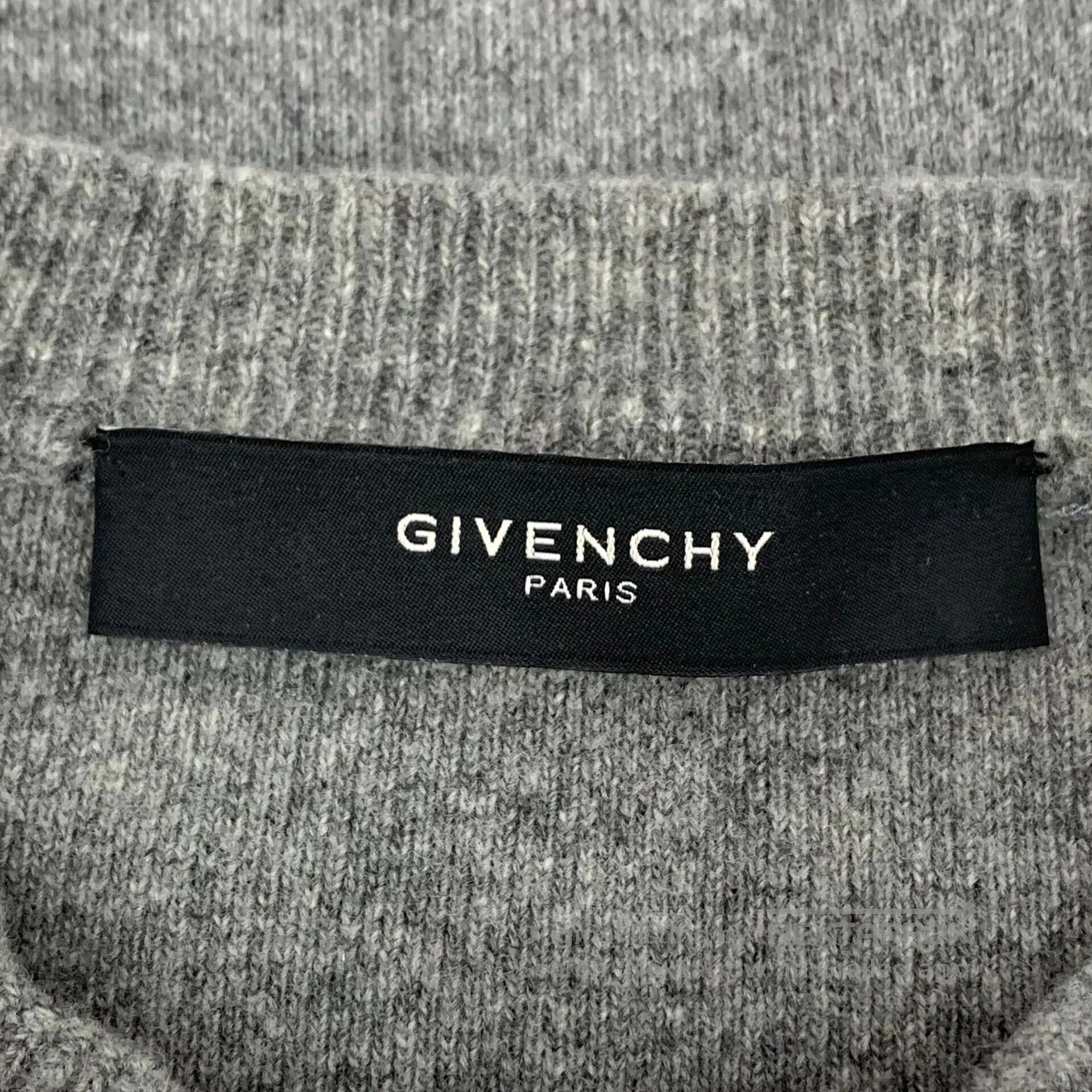 Givenchy givenchy gray wool crew neck sweater. Size US M / EU 48-50 / 2 - 5 Thumbnail