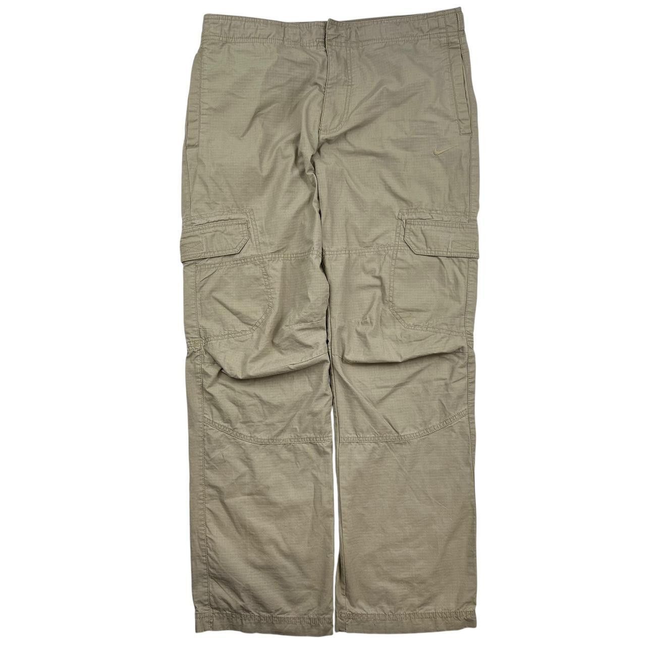 Nike Vintage 2000s Nike Cargo Trousers - Size Medium - Waist: 34” Size US 34 / EU 50 - 1 Thumbnail