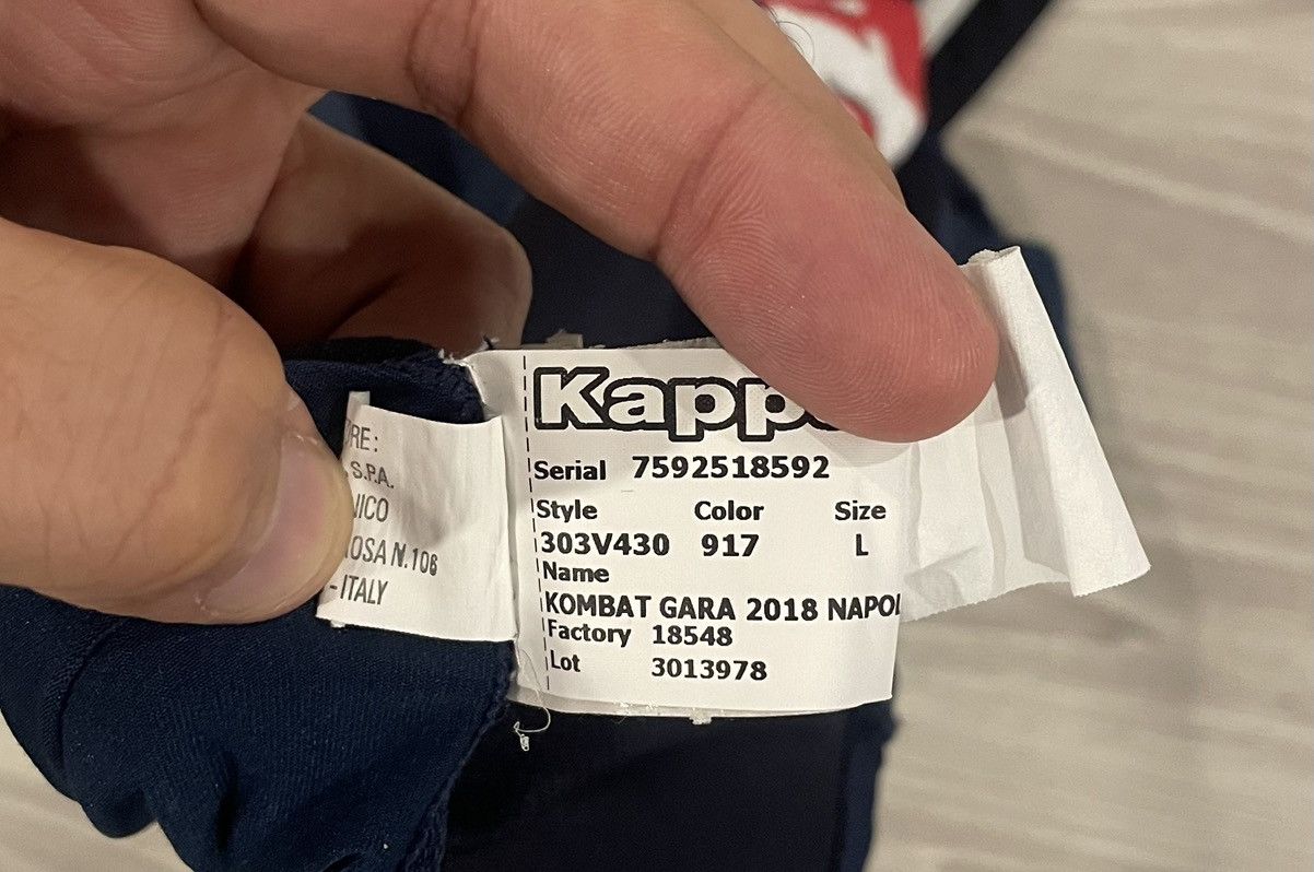 Kappa Kappa 2017/18 SSC Napoli Italy Soccer Jersey Mens Size Large Size US L / EU 52-54 / 3 - 5 Thumbnail