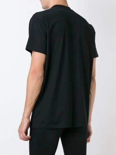 Givenchy Black Metal Flag Oversized T-Shirt Size US XS / EU 42 / 0 - 3 Thumbnail