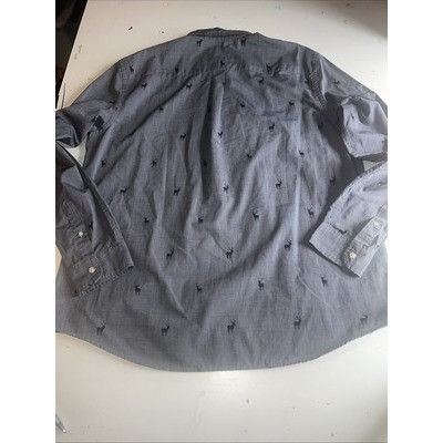 Chaps Ralph Lauren Chaps Shirt Mens 2XL Gray Long Sleeve Button Down Charcoal A Size US XXL / EU 58 / 5 - 10 Thumbnail