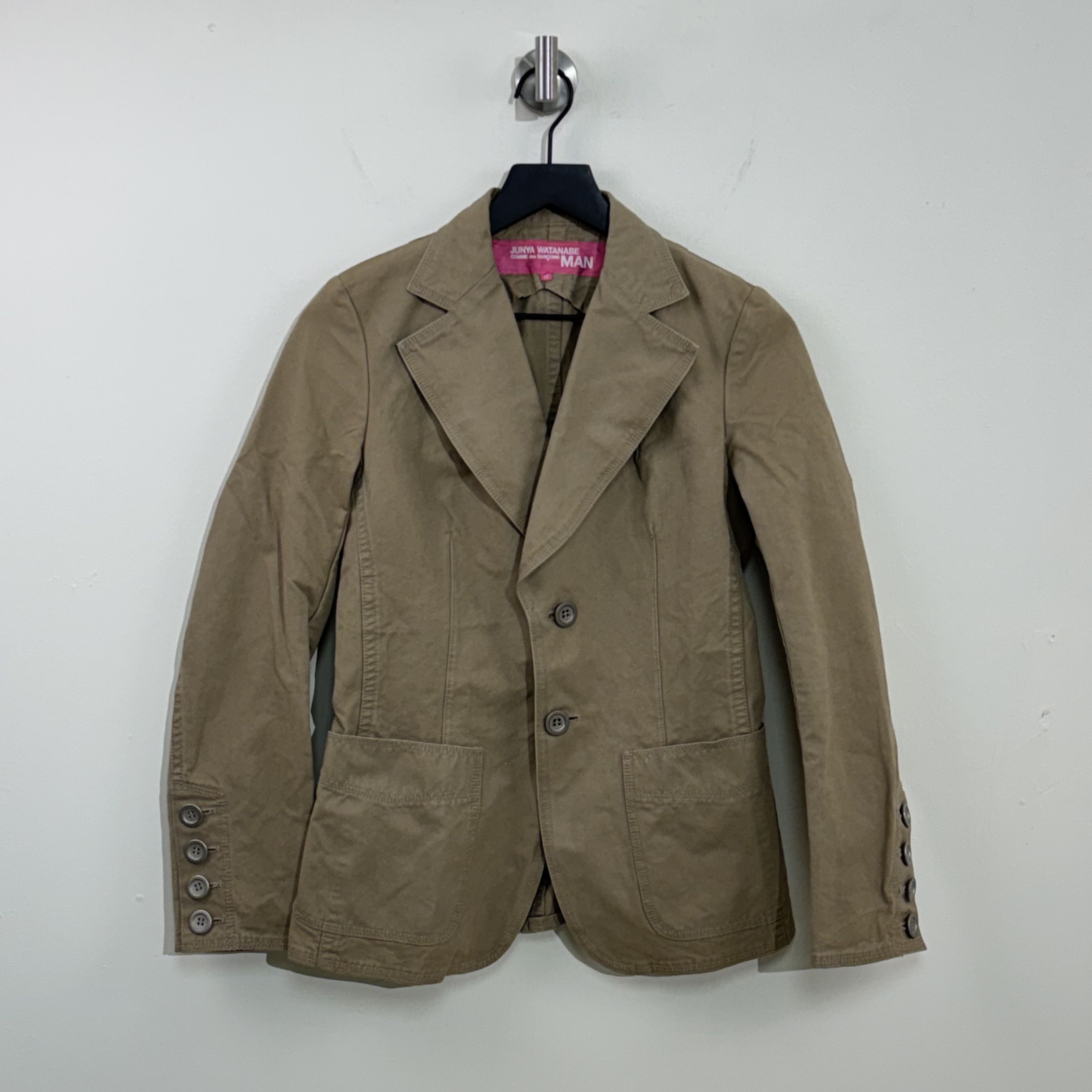 Junya Watanabe Junya Watanabe Man Pink AD2004 Cotton Work Jacket Size US XXS / EU 40 - 1 Thumbnail