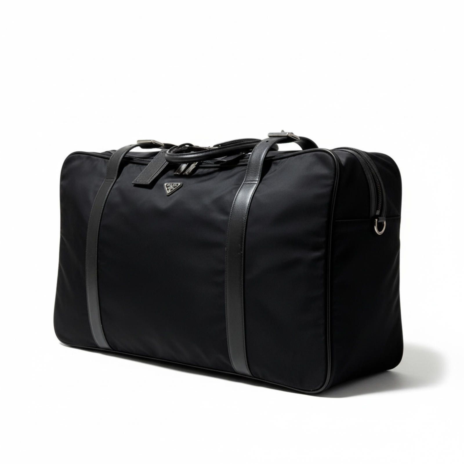 Prada Prada - Black Nylon and Leather Travel Bag Size ONE SIZE - 1 Thumbnail