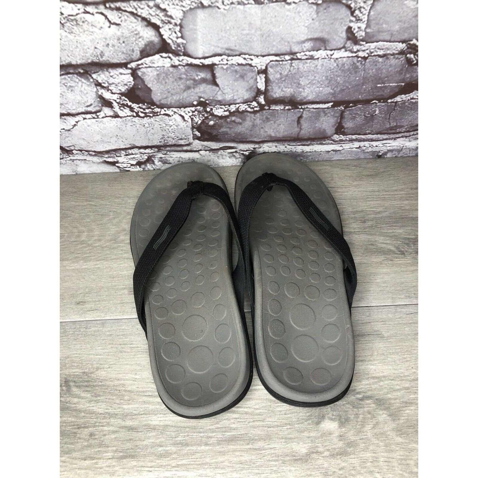 Other VIONIC Wave Black Toe Post Flip Flop Sandals Unisex Men Sz 8 Size US 8 / EU 41 - 6 Thumbnail
