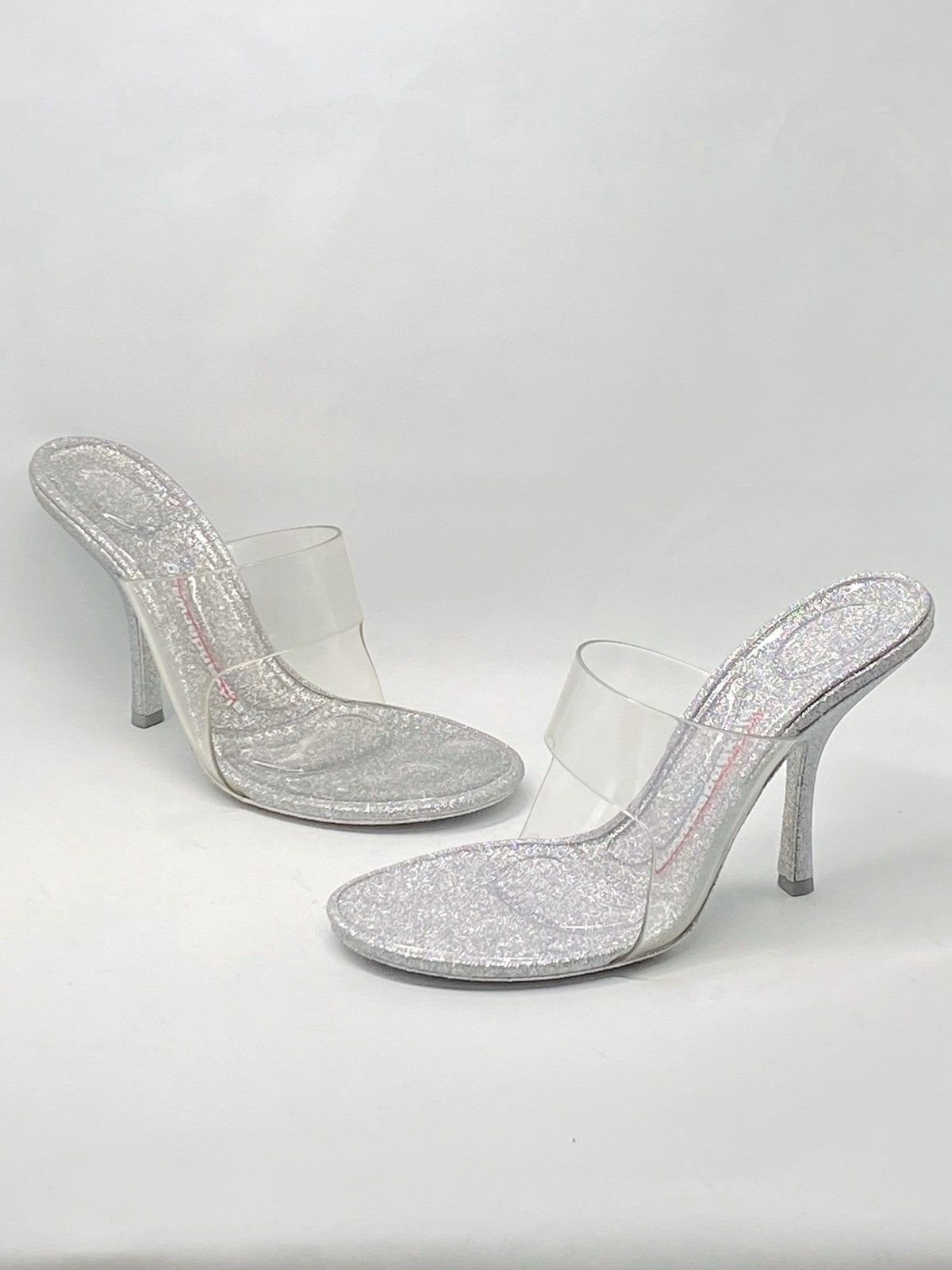 Alexander Wang Alexander Wang Glitter Stiletto Sandals size 40 Size US 10 / IT 40 - 1 Thumbnail